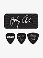 Набор медиаторов Dunlop JCPT03M Johnny Cash Signature, 0.88 мм - купить в "Гитарном Клубе"