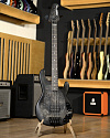 Бас-гитара Sterling StingRay RAY34PB HH Poplar Burl Top Trans Black - купить в "Гитарном Клубе"