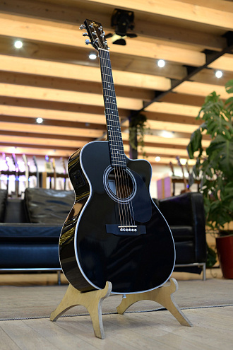 Электроакустическая гитара Sigma 000MC-1E-BK - купить в "Гитарном Клубе"