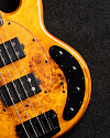 Бас-гитара Sterling StingRay RAY34HHPB-AM, Poplar Burl Top Amber - купить в "Гитарном Клубе"