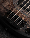Бас-гитара Sterling StingRay RAY34-PB, Poplar Burl Top, Trans Black - купить в "Гитарном Клубе"