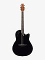 Электроакустическая гитара Ovation Applause AE44II-5S Elite Mid Cutaway Black Satin - купить в "Гитарном Клубе"