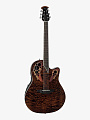 Электроакустическая гитара Ovation CE48P-TGE Celebrity Elite Plus Super Shallow Tiger Eye - купить в "Гитарном Клубе"