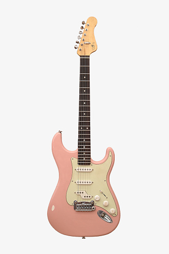 Электрогитара G&L Custom Shop Legacy SSZ RW Nitro Shell Pink - купить в "Гитарном Клубе"