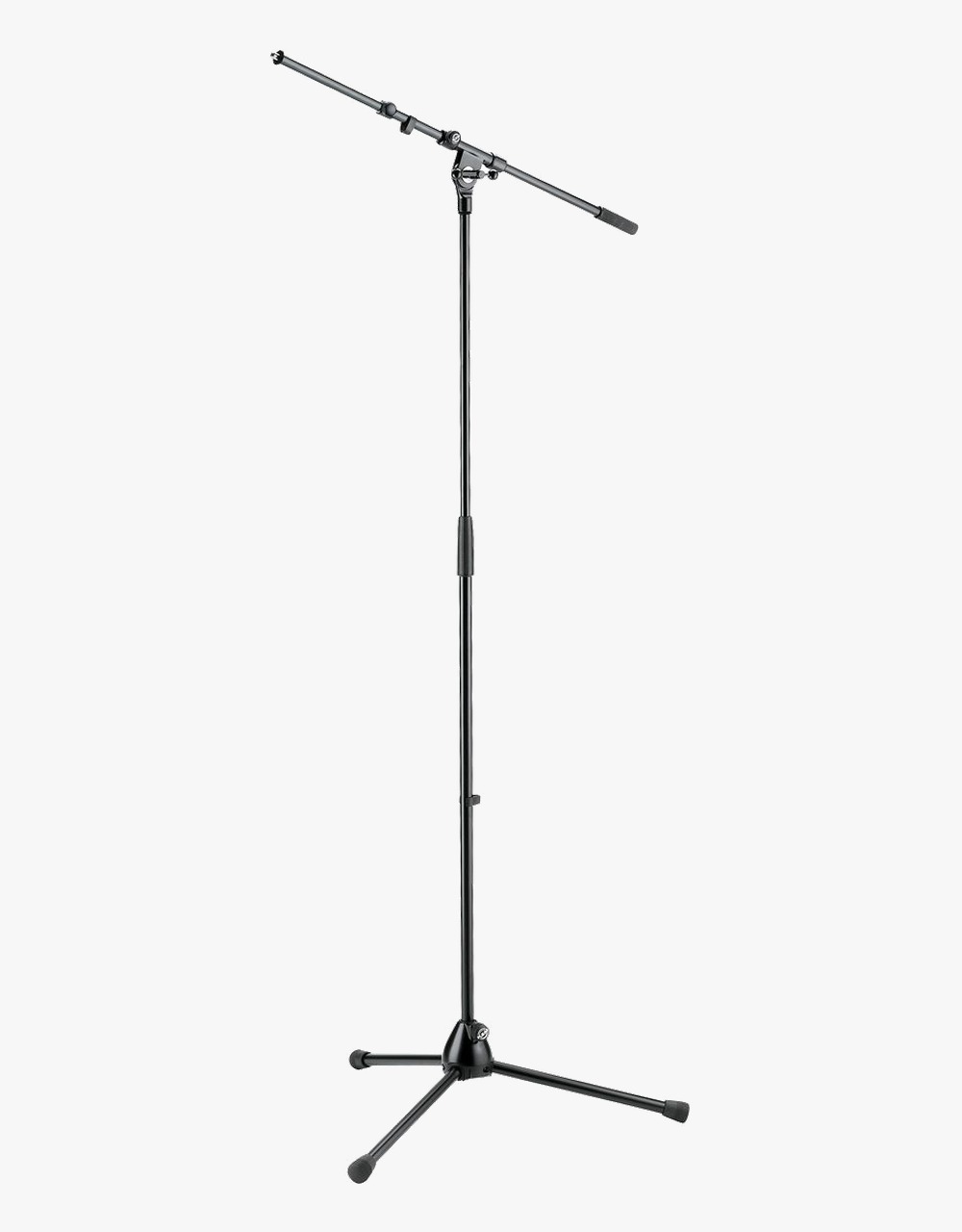 Микрофонная стойка K&M 21090-300-55 "журавль", телескопическая стрела, черная, 900-1605 мм - купить в "Гитарном Клубе"