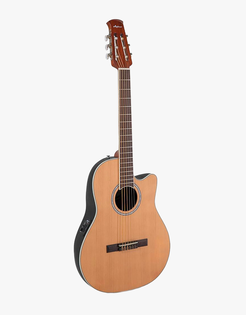 Классическая электроакустическая гитара Ovation Applause AB24CII-CED Balladeer Mid Cutaway Nylon - купить в "Гитарном Клубе"