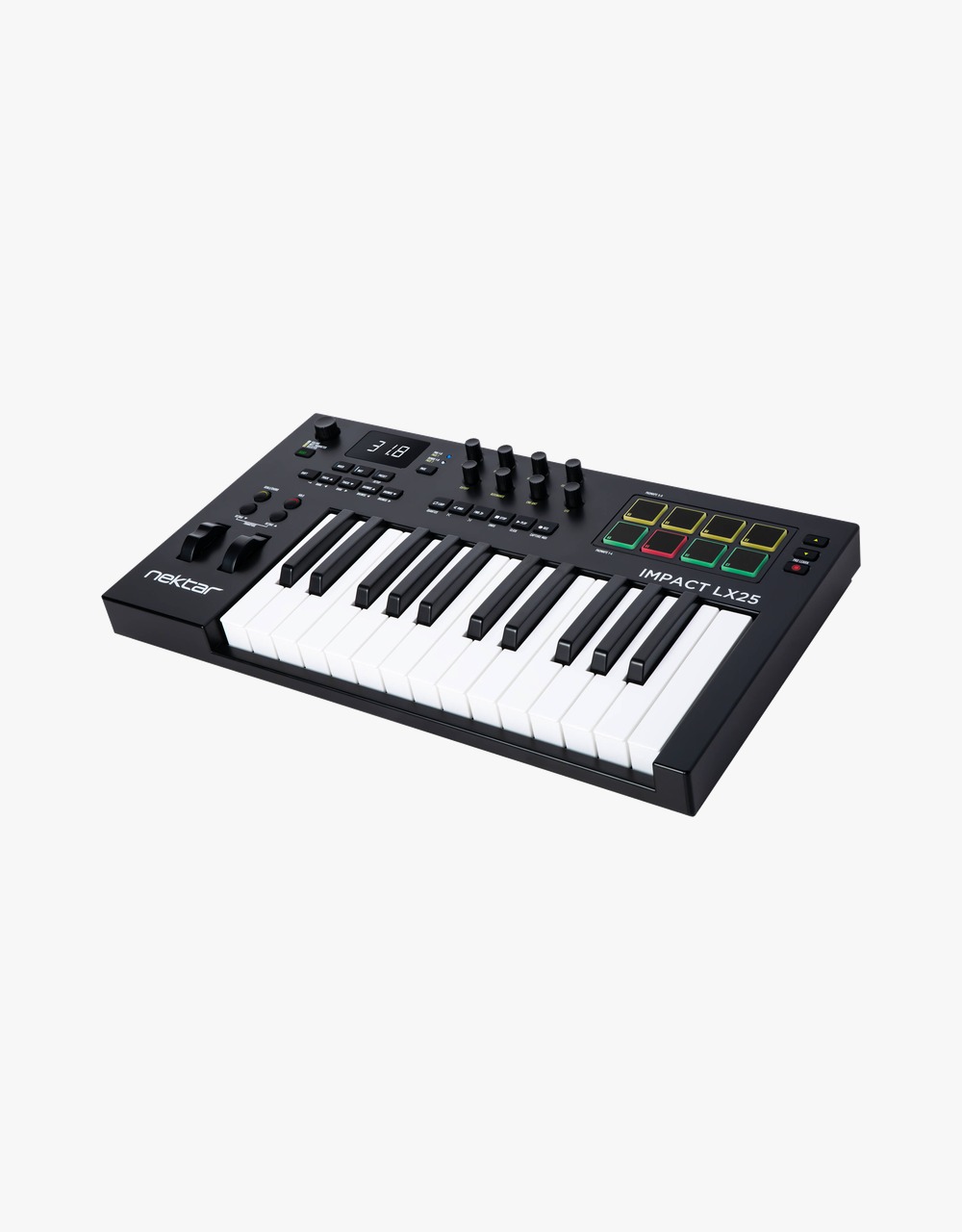MIDI-контроллер Nektar Impact LX25 mk3 USB MIDI клавиатура, 25 клавиш, вес 1.9 кг - купить в "Гитарном Клубе"
