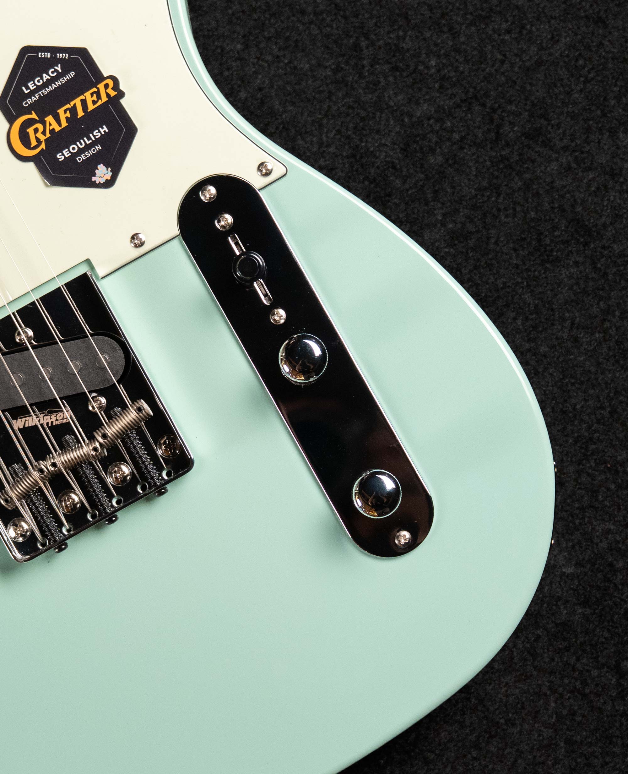 Электрогитара Crafter Charlotte T MP Ara Green - купить в "Гитарном Клубе"