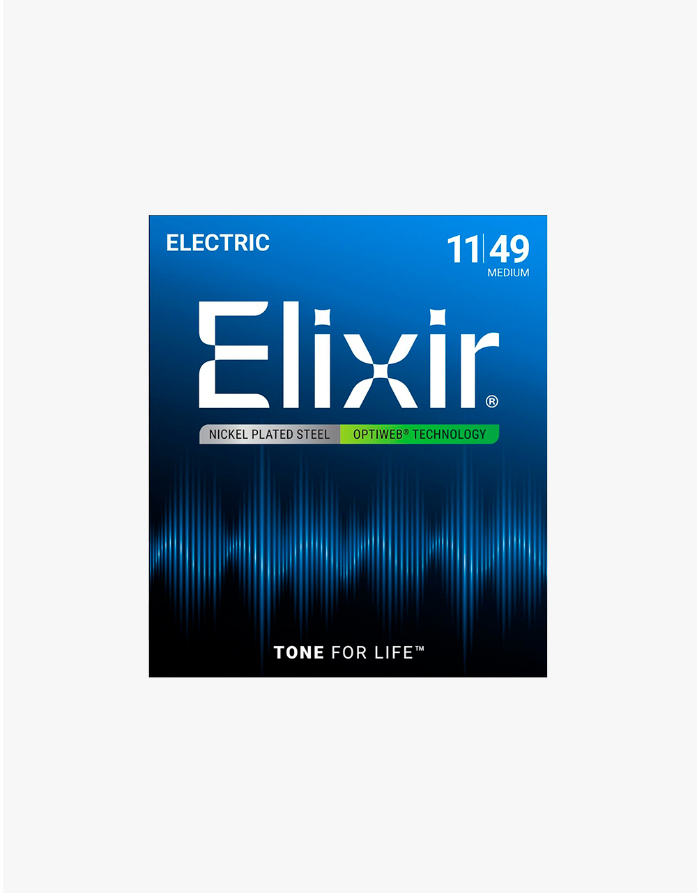 Струны для электрогитары Elixir 19102 OPTIWEB, 11-49 - купить в "Гитарном Клубе"