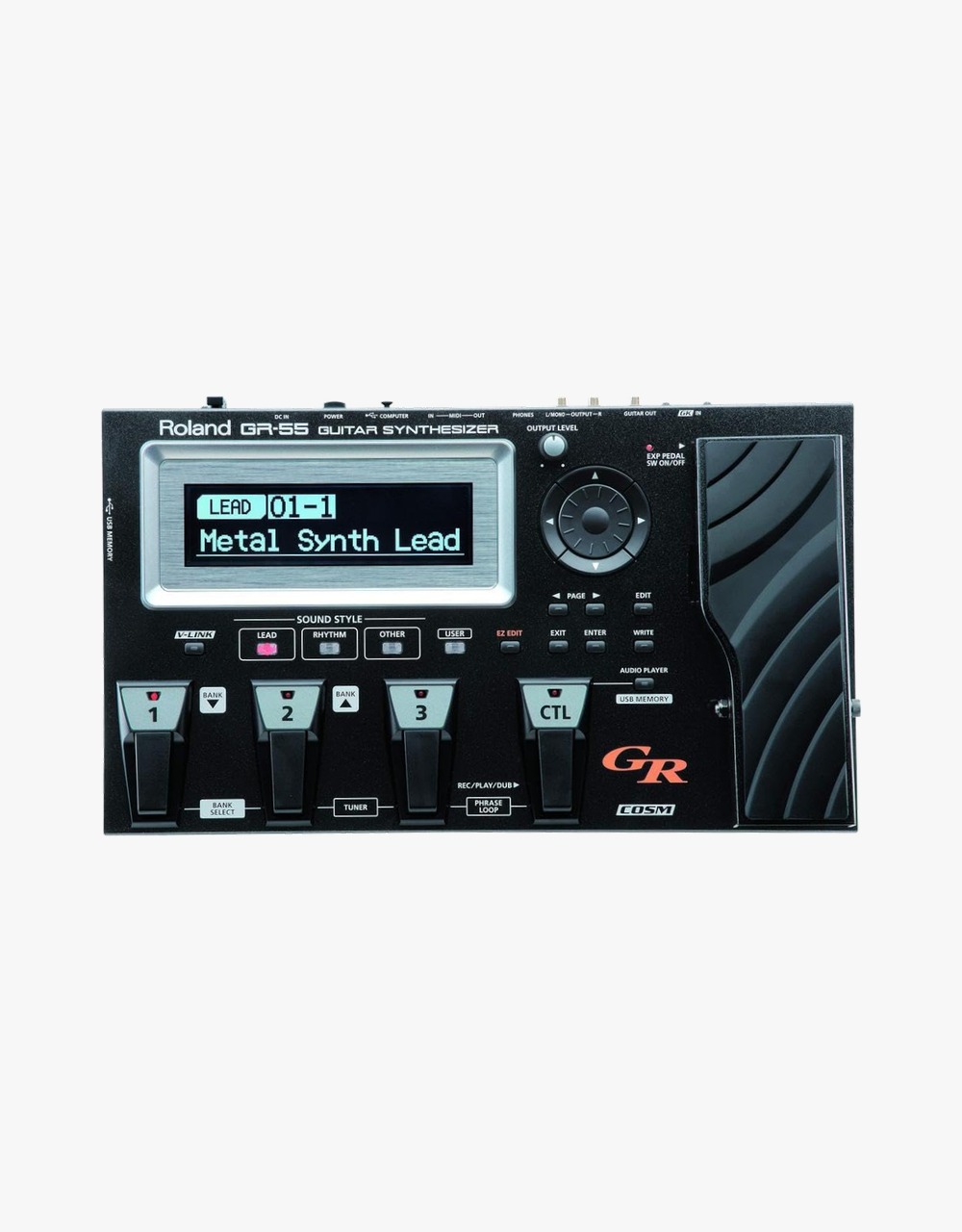 Процессор эффектов Roland GR-55S-BK - купить в "Гитарном Клубе"