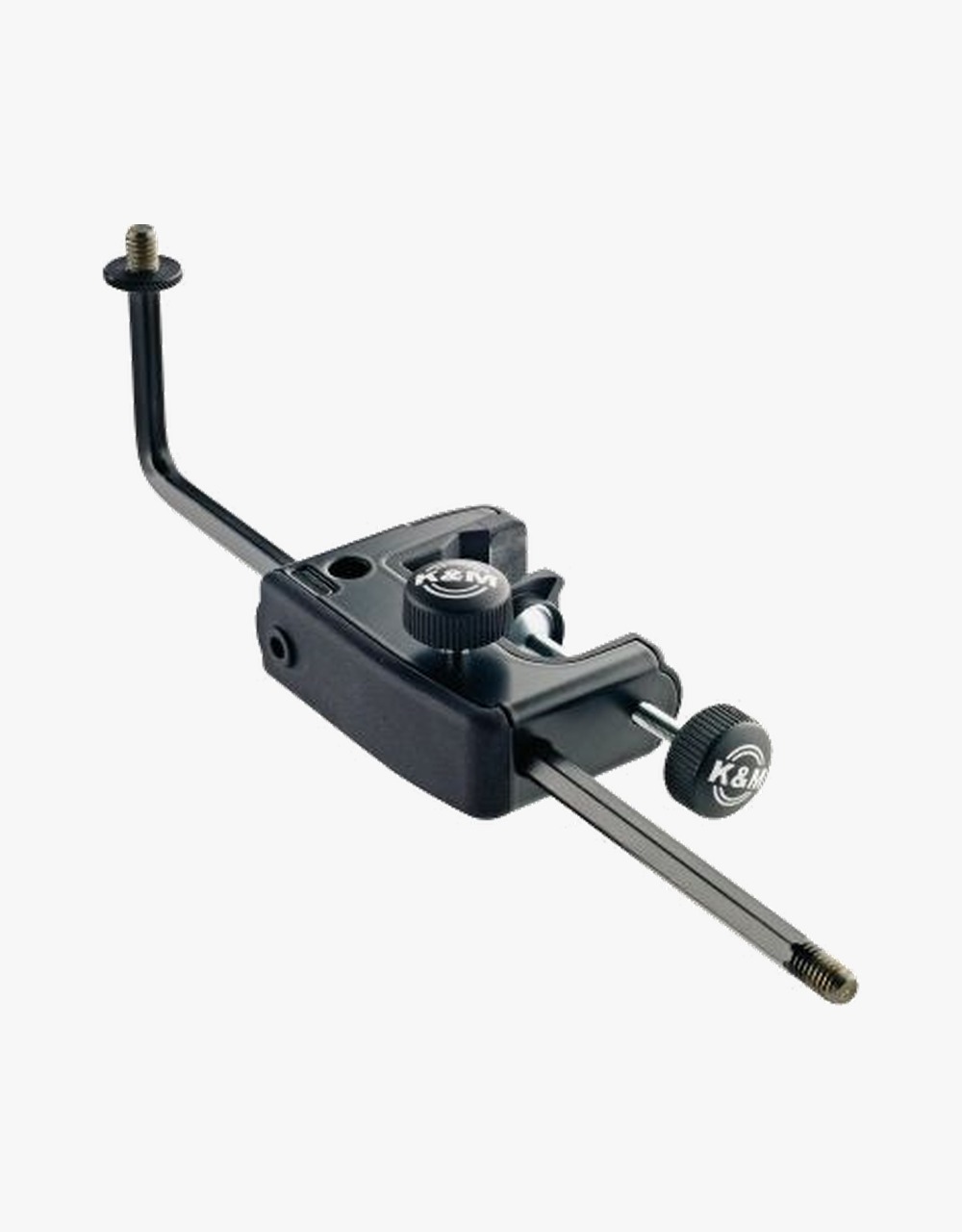 Держатель для микрофона K&M 24050-320-55 с креплением на стойку, чёрный - купить в "Гитарном Клубе"