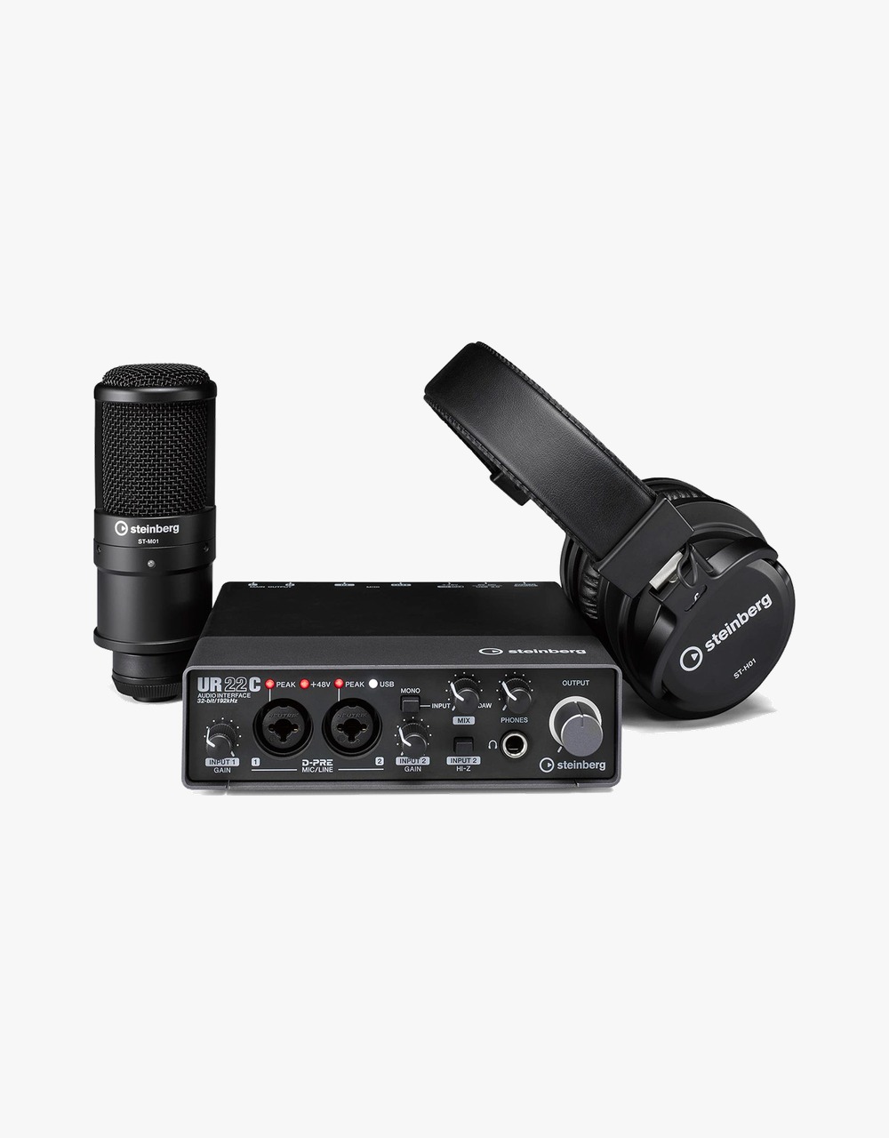 Набор для звукозаписи Steinberg UR22C Recording PACK - купить в "Гитарном Клубе"