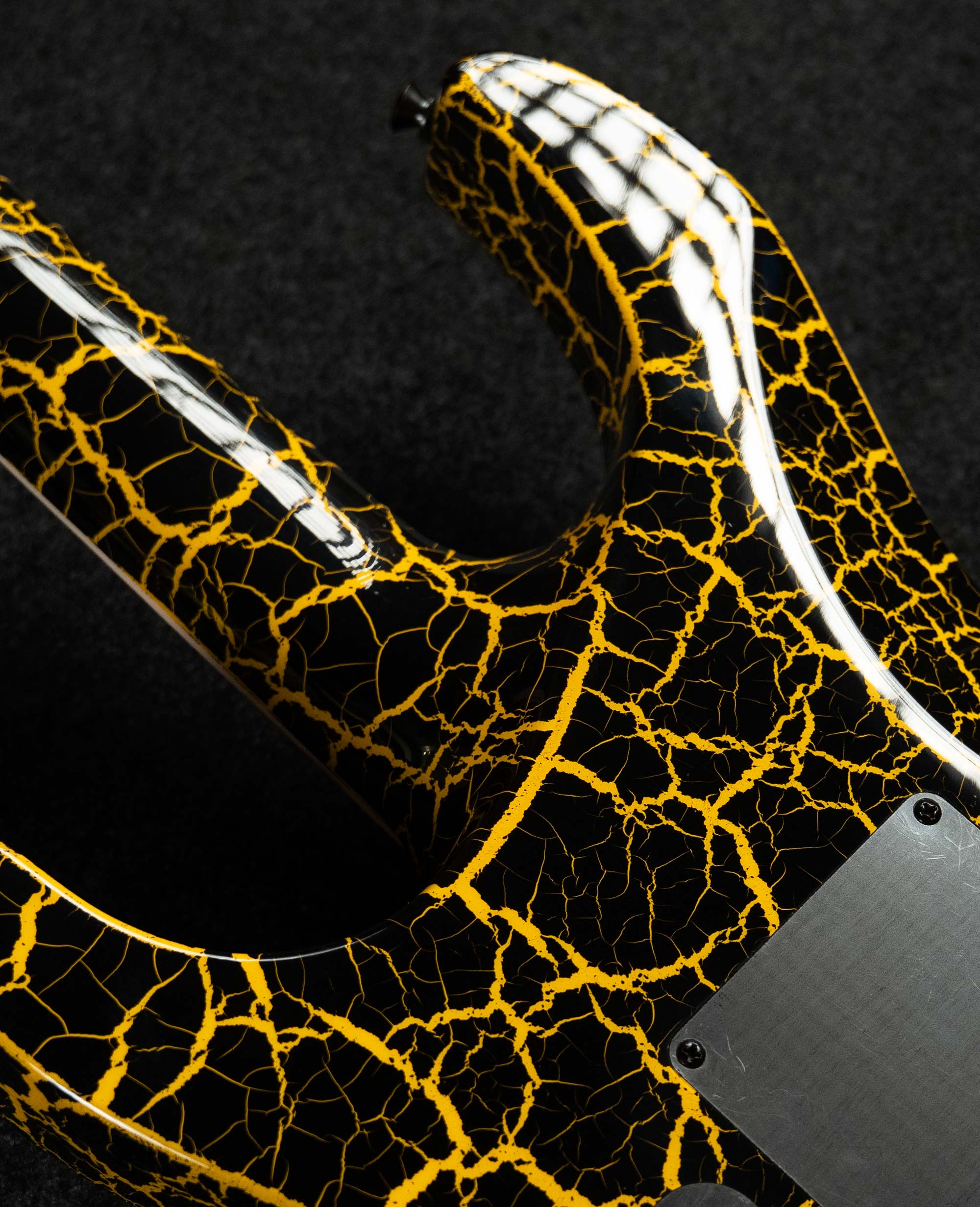 Электрогитара Jackson Soloist SL3X DX Yellow Crackl - купить в "Гитарном Клубе"