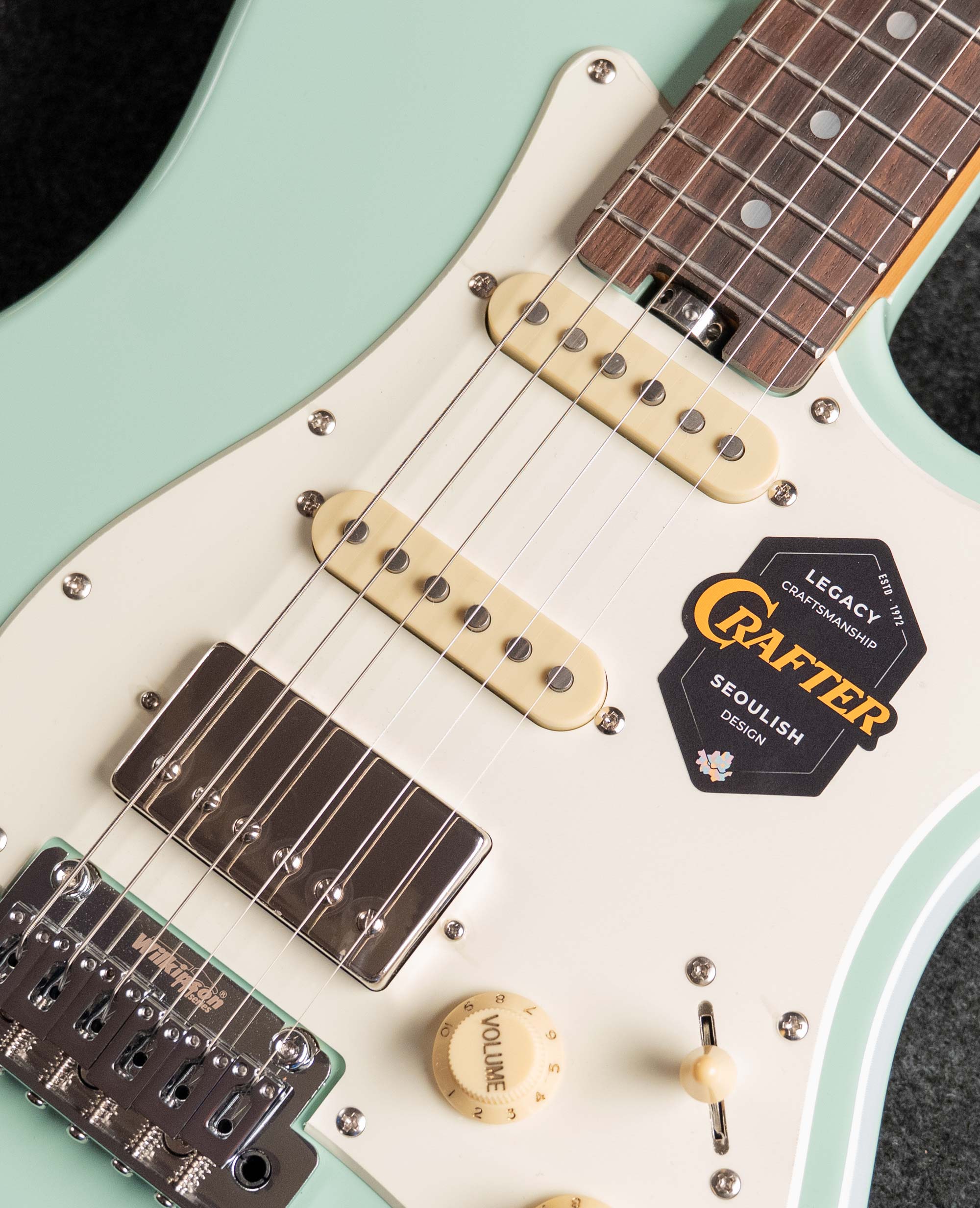 Электрогитара Crafter Modern Seoul II S VVS RS Ara Green - купить в "Гитарном Клубе"