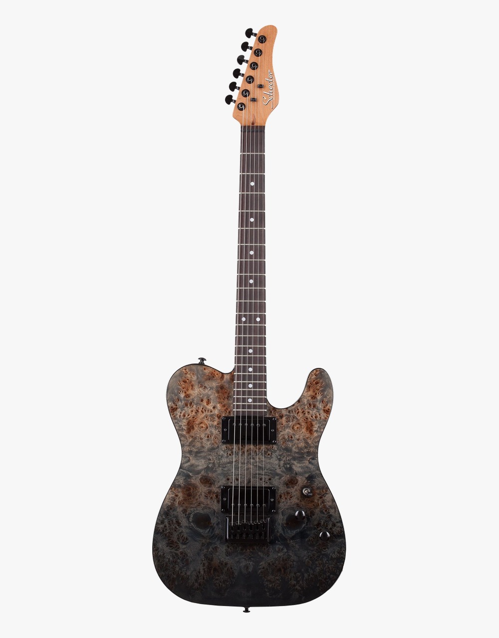 Электрогитара Schecter PT STANDARD, Black Fade Burst Burl - купить в "Гитарном Клубе"