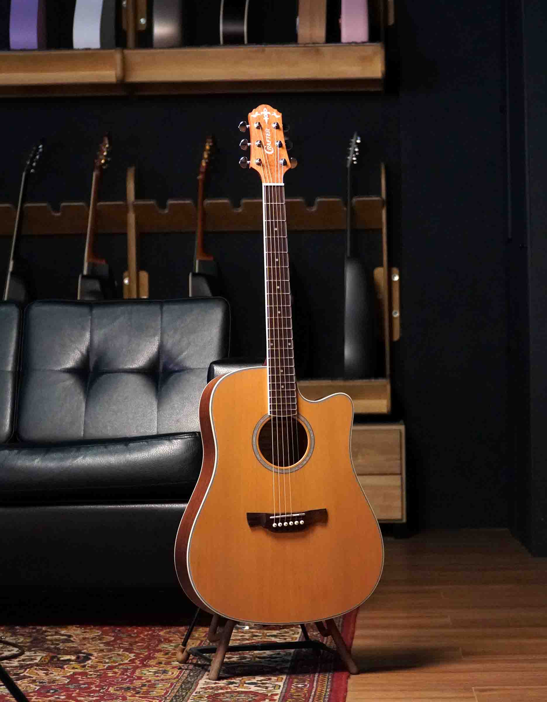 Электроакустическая гитара Crafter DE-7/NС - купить в "Гитарном Клубе"