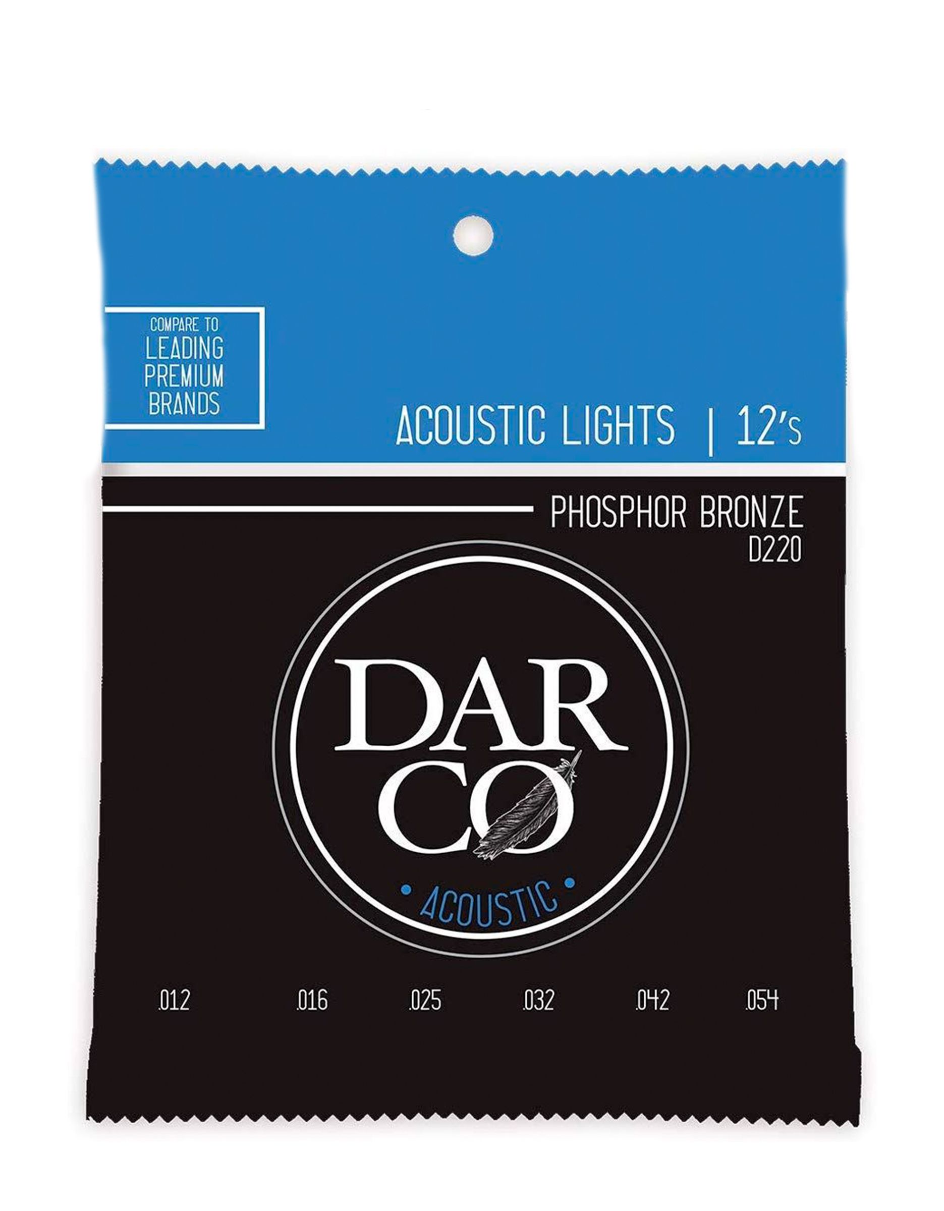 Струны для акустической гитары Darco 41Y18D220, 12-54 - купить в "Гитарном Клубе"