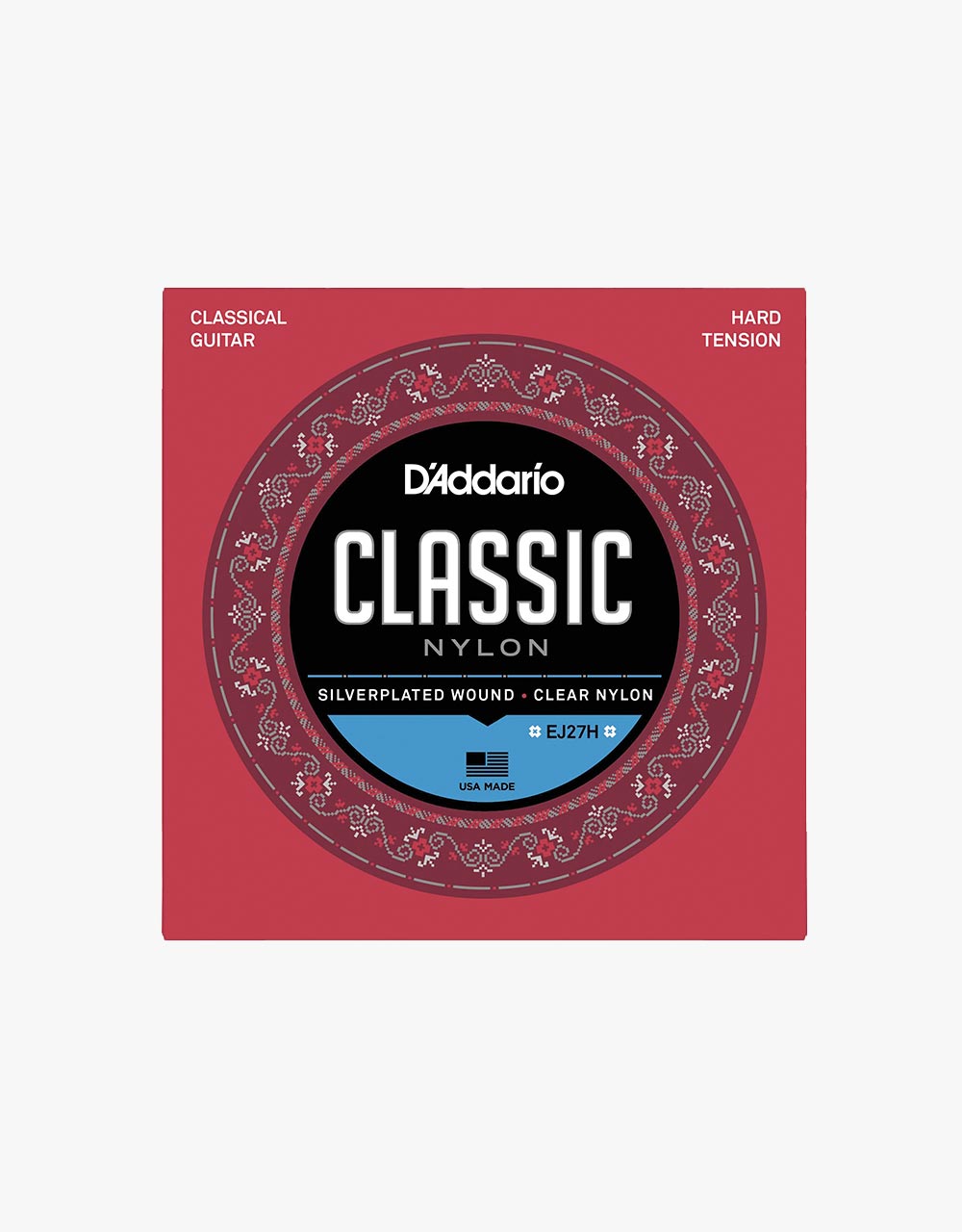 Струны для классической гитары D’Addario EJ27H Hard Tension  - купить в "Гитарном Клубе"