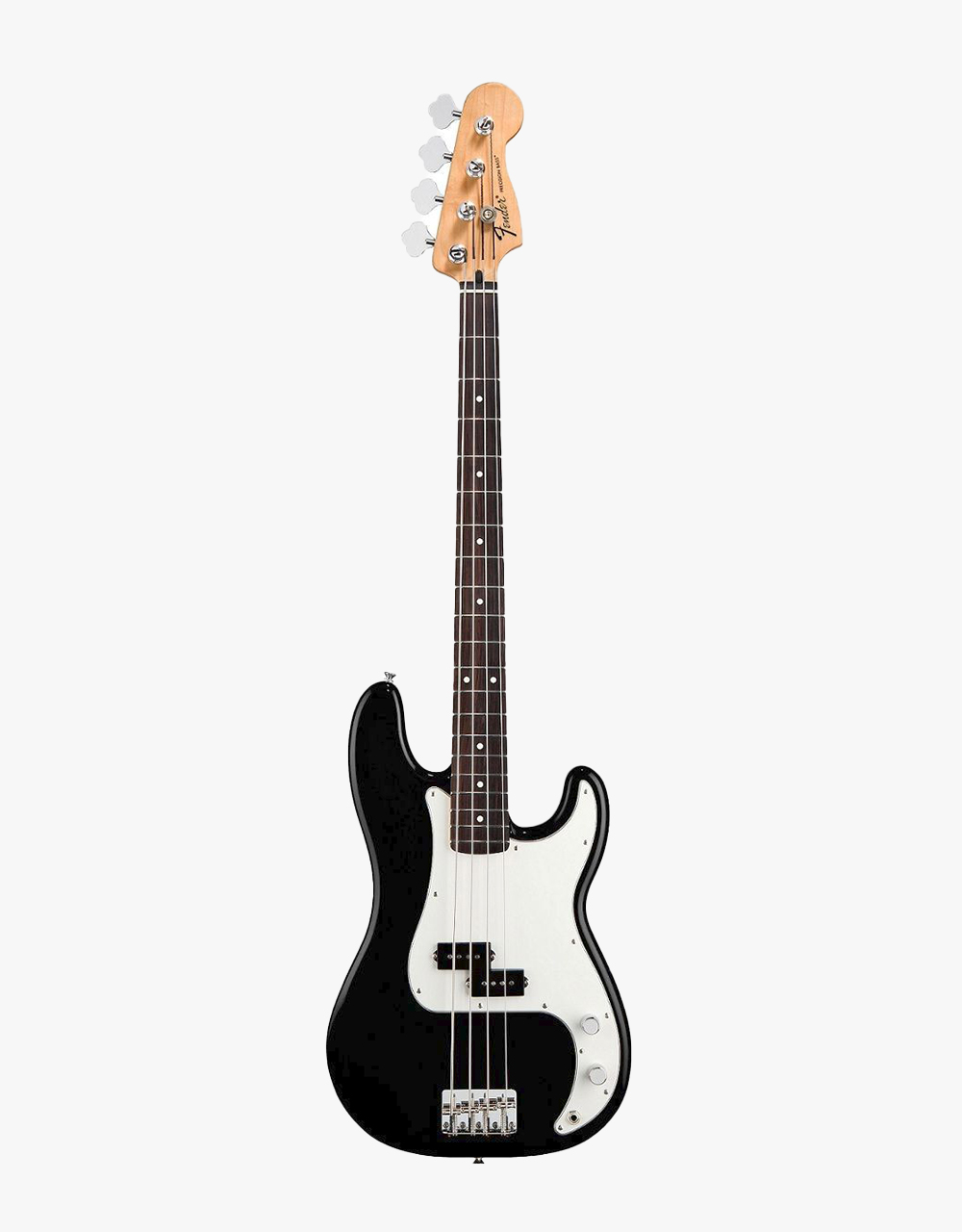 Бас-гитара Fender Standard Precision Bass Black - купить в "Гитарном Клубе"