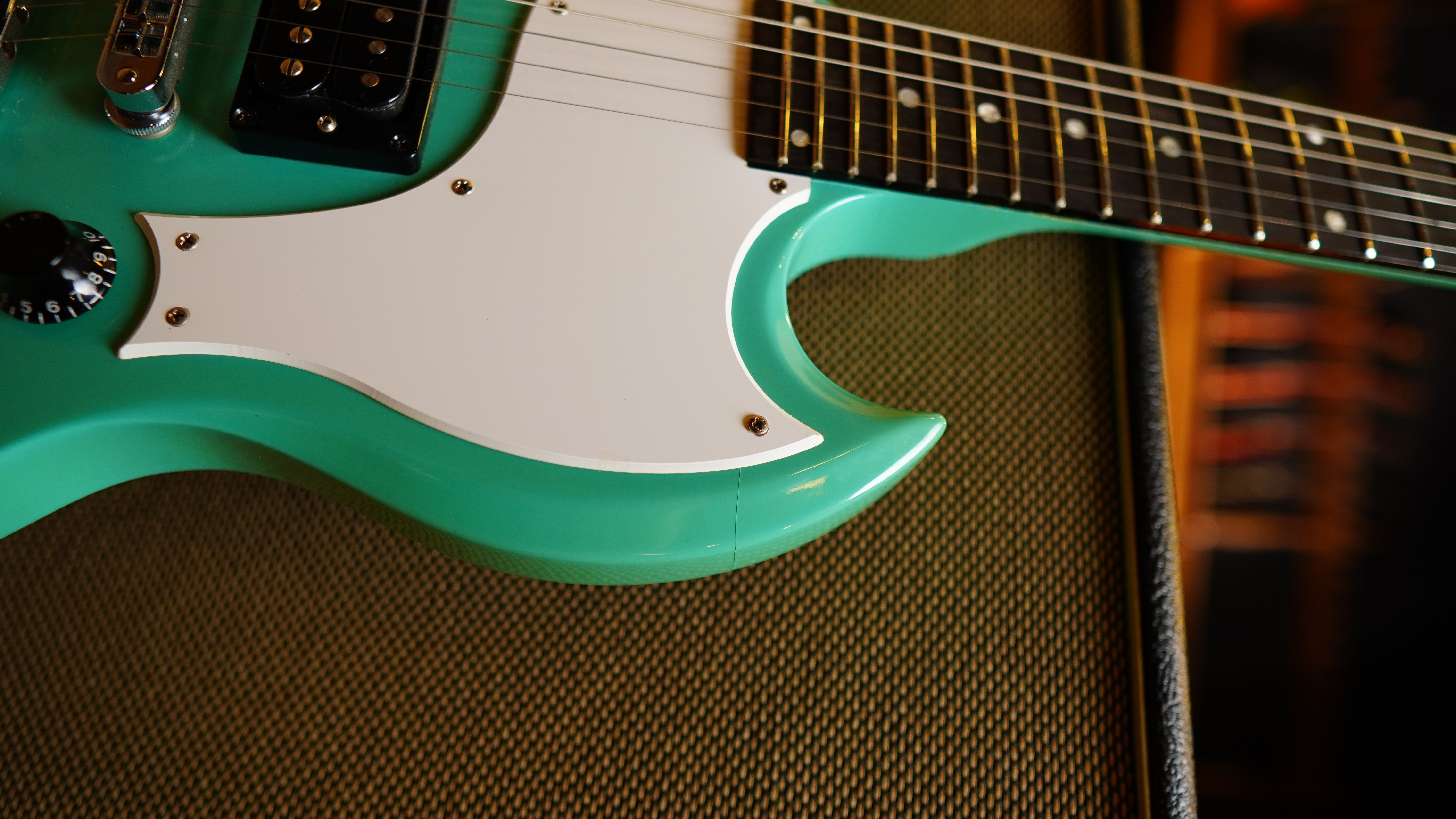 Электрогитара Gibson SG-X Caribbean Blue, 1998 - купить в "Гитарном Клубе"