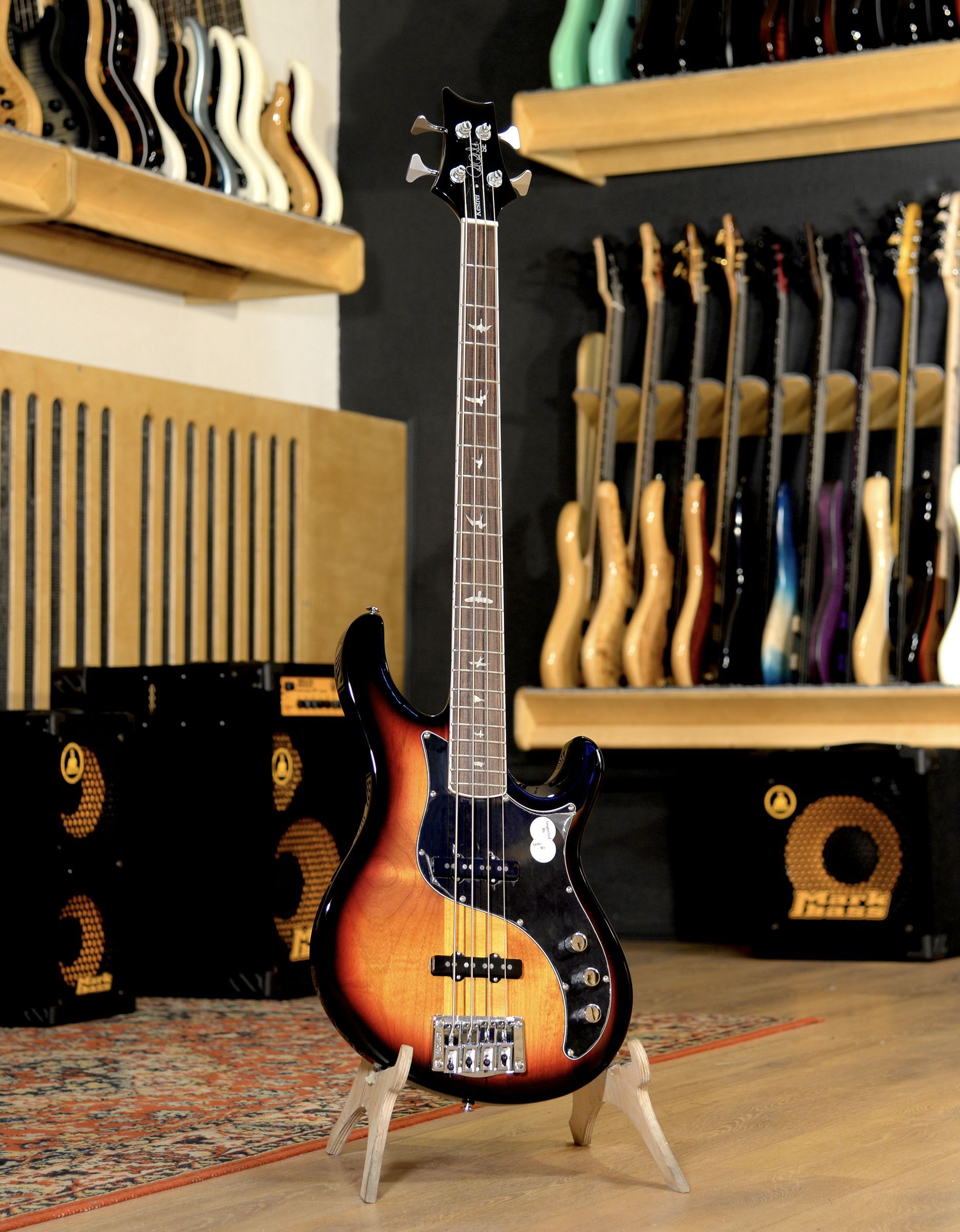 Бас-гитара PRS SE KESTREL BASS TRI COLOUR SUNBURST - купить в "Гитарном Клубе"