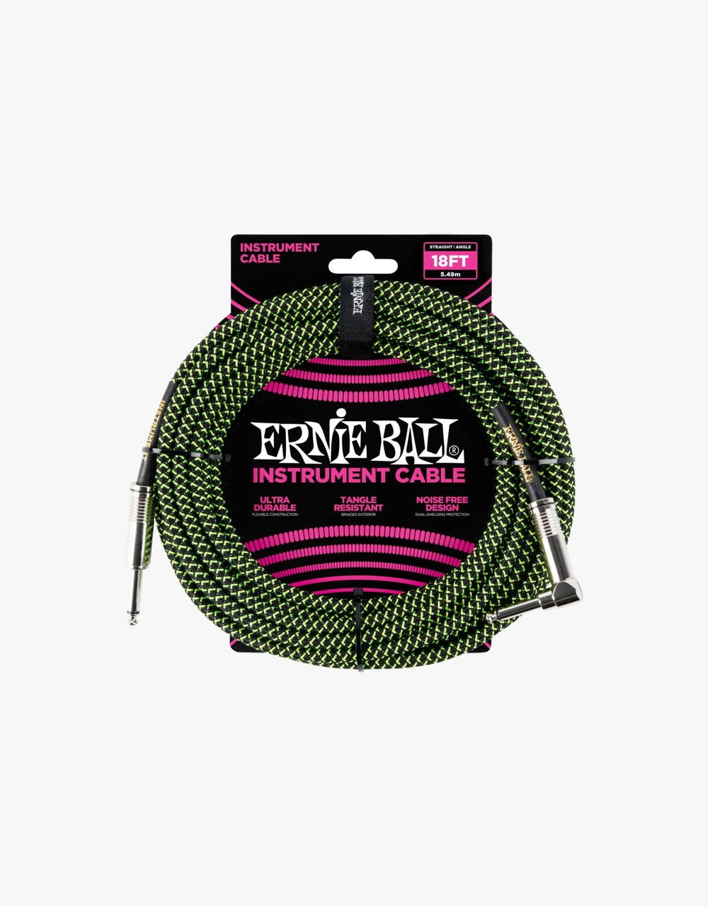 Инструментальный кабель Ernie Ball 6082, 5.49 м - купить в "Гитарном Клубе"