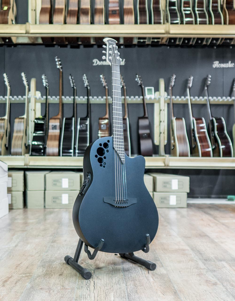 Электроакустическая гитара Ovation 2078LXT-5 American LX LTD Elite Black textured - купить в "Гитарном Клубе"