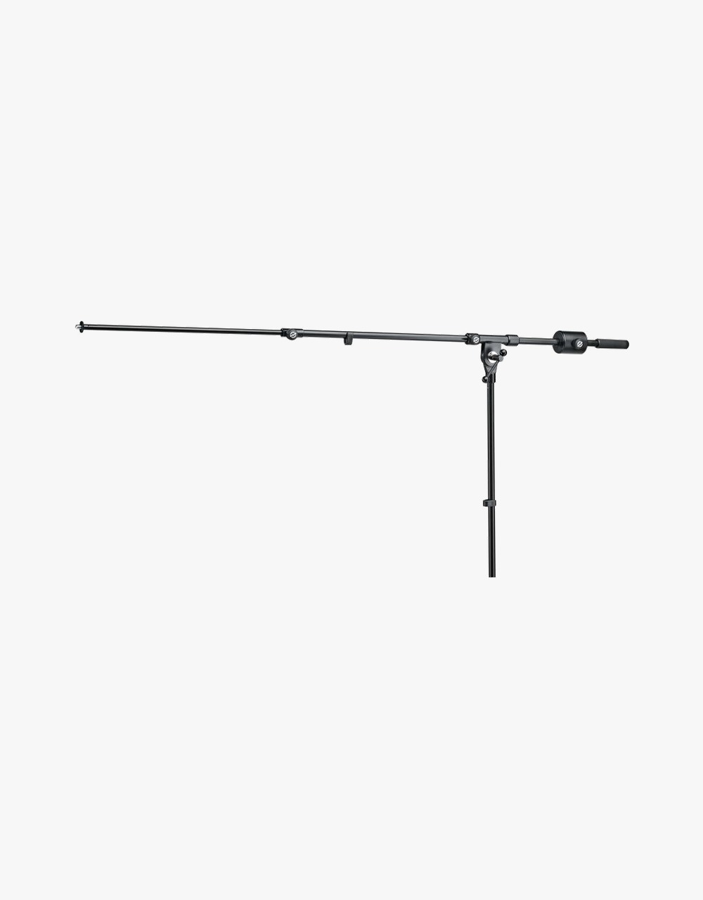 Микрофонная стойка K&M 25530-319-55 тeлecкoпичecкaя cтрeлa с противовесом, чёрная, 870-1550 мм - купить в "Гитарном Клубе"