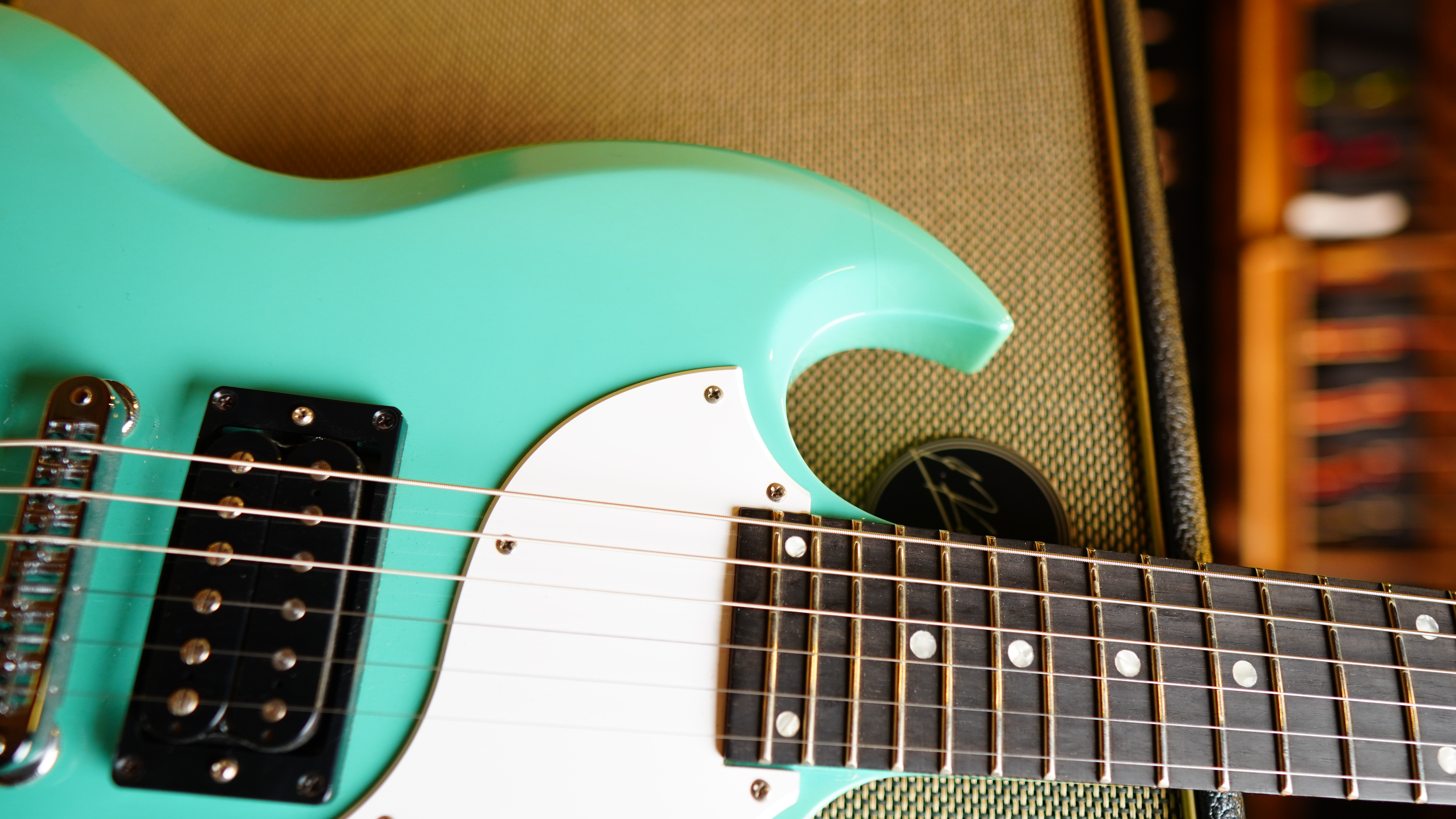 Электрогитара Gibson SG-X Caribbean Blue, 1998 - купить в "Гитарном Клубе"