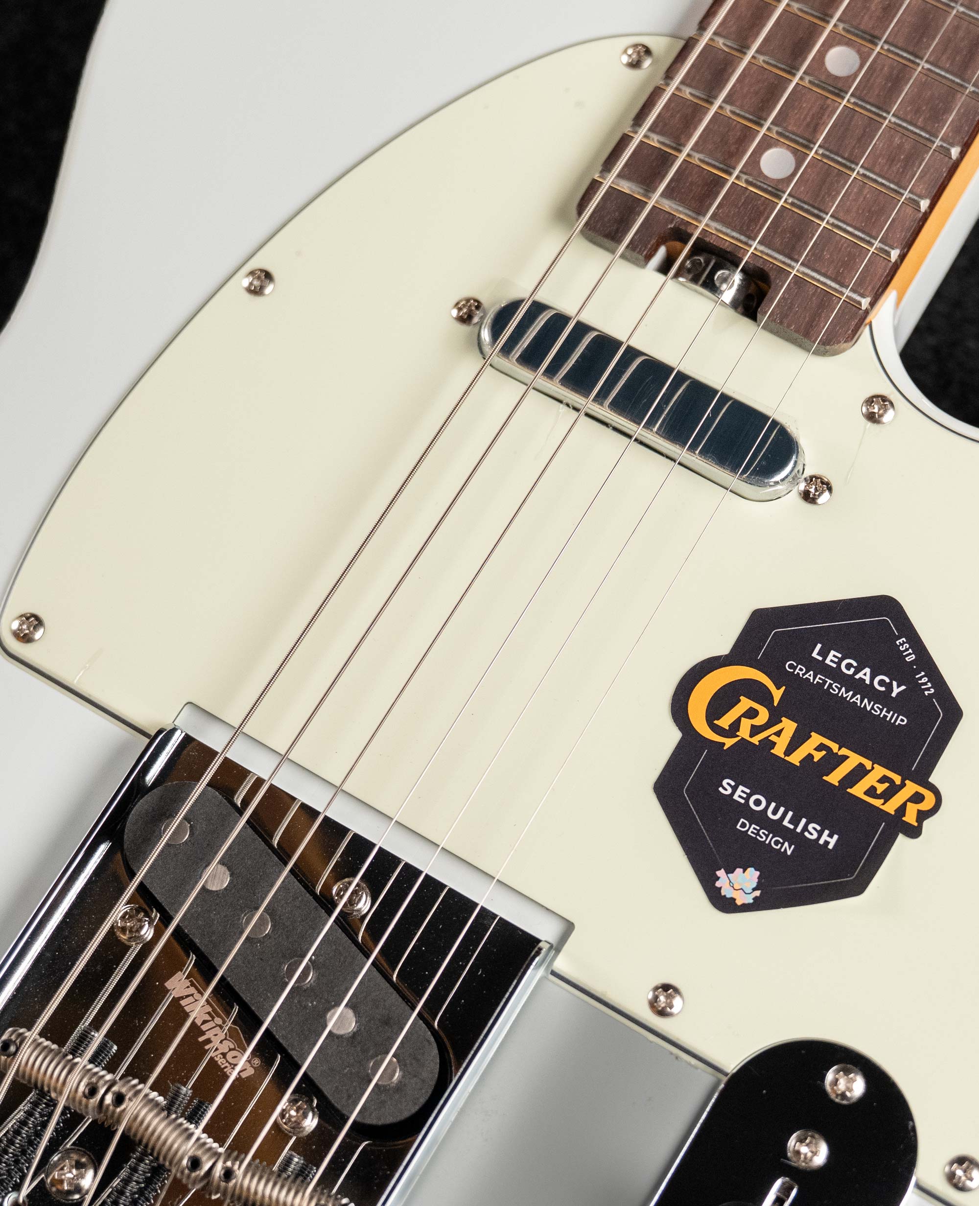 Электрогитара Crafter Charlotte T RS Olympic White - купить в "Гитарном Клубе"