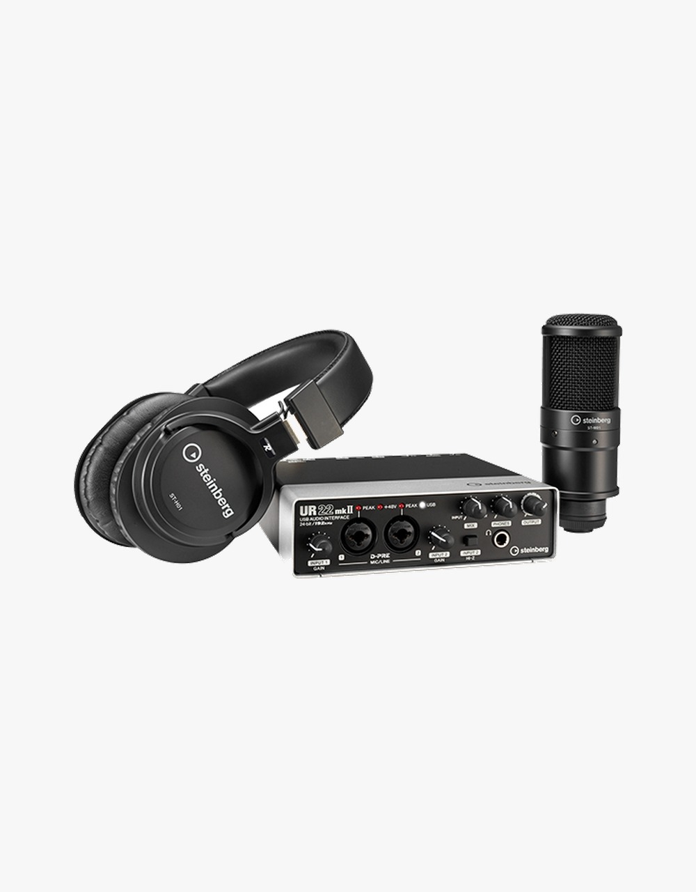 Набор для звукозаписи Steinberg UR22MKII Recording PACK - купить в "Гитарном Клубе"