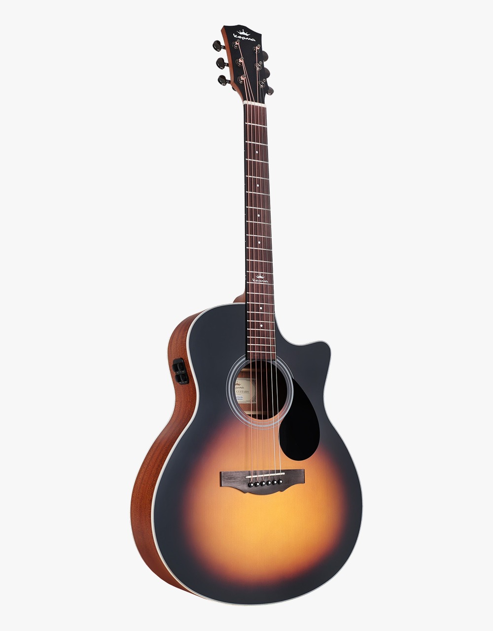 Трансакустическая гитара Kepma D1CEPRO-K10PRO-3TSM, санберст - купить в "Гитарном Клубе"
