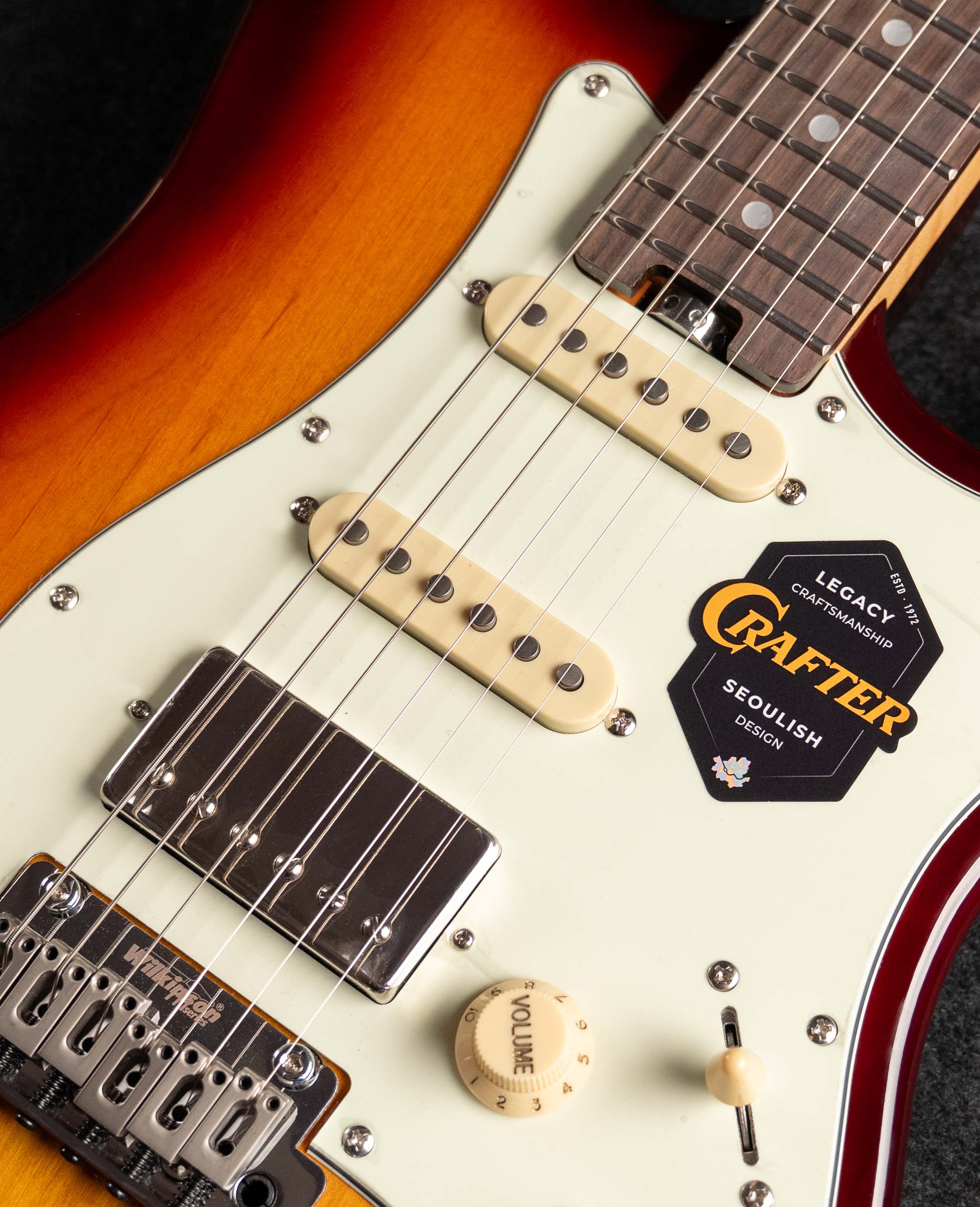 Электрогитара Crafter Charlotte S RS Tobacco Sunburst - купить в "Гитарном Клубе"