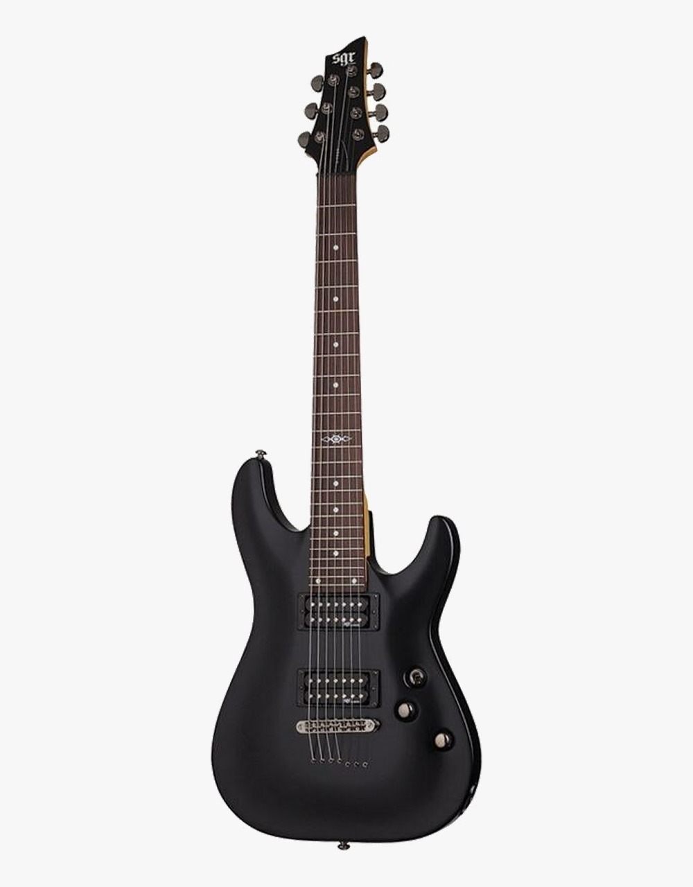 Электрогитара Schecter C-7 SGR BY, Black - купить в "Гитарном Клубе"