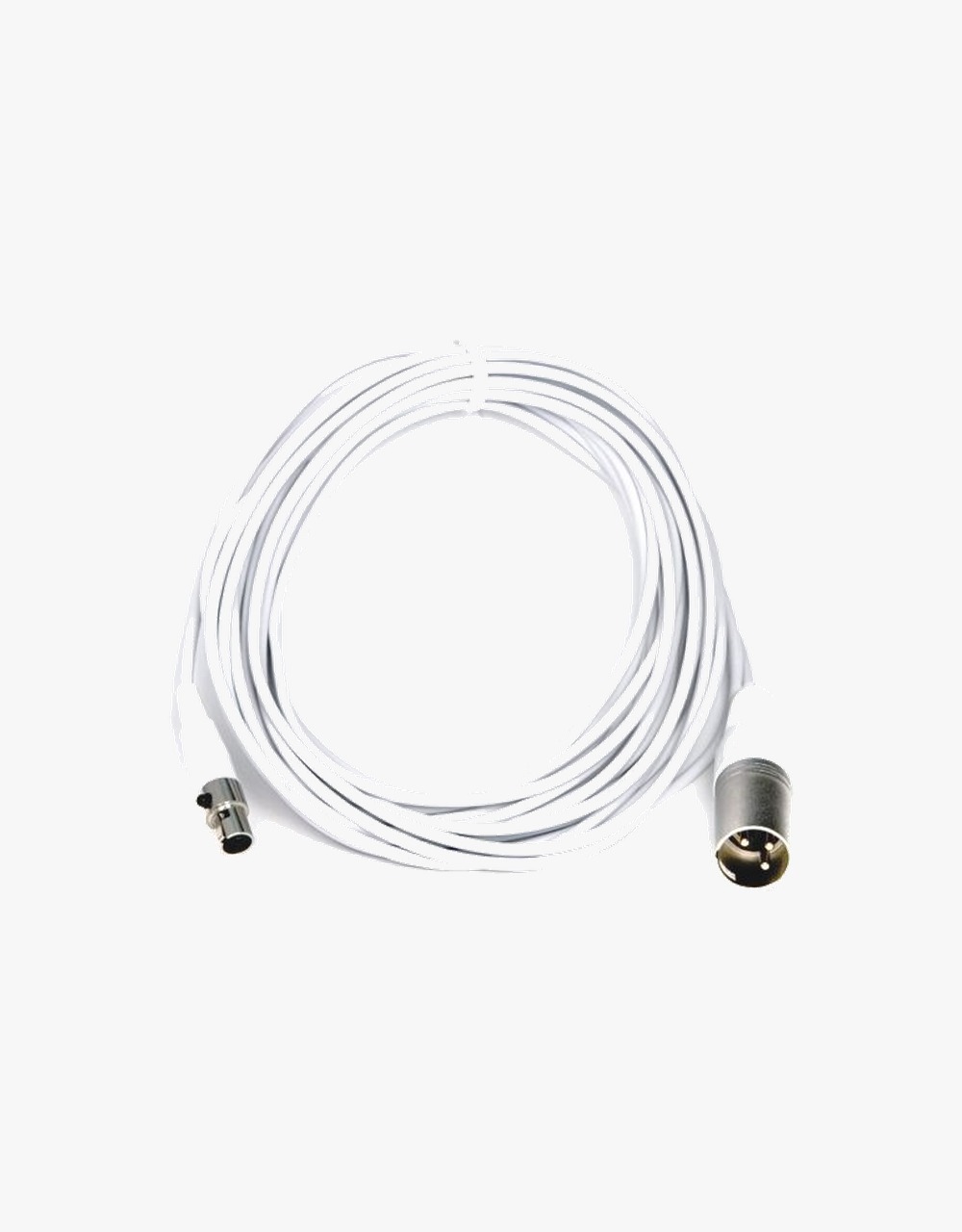 Микрофонный кабель 7.6 м, d3.3 мм, Mini-XLRf - XLRm Audix CBLM25W для сери Micros и MicroBoom, белый - купить в "Гитарном Клубе"