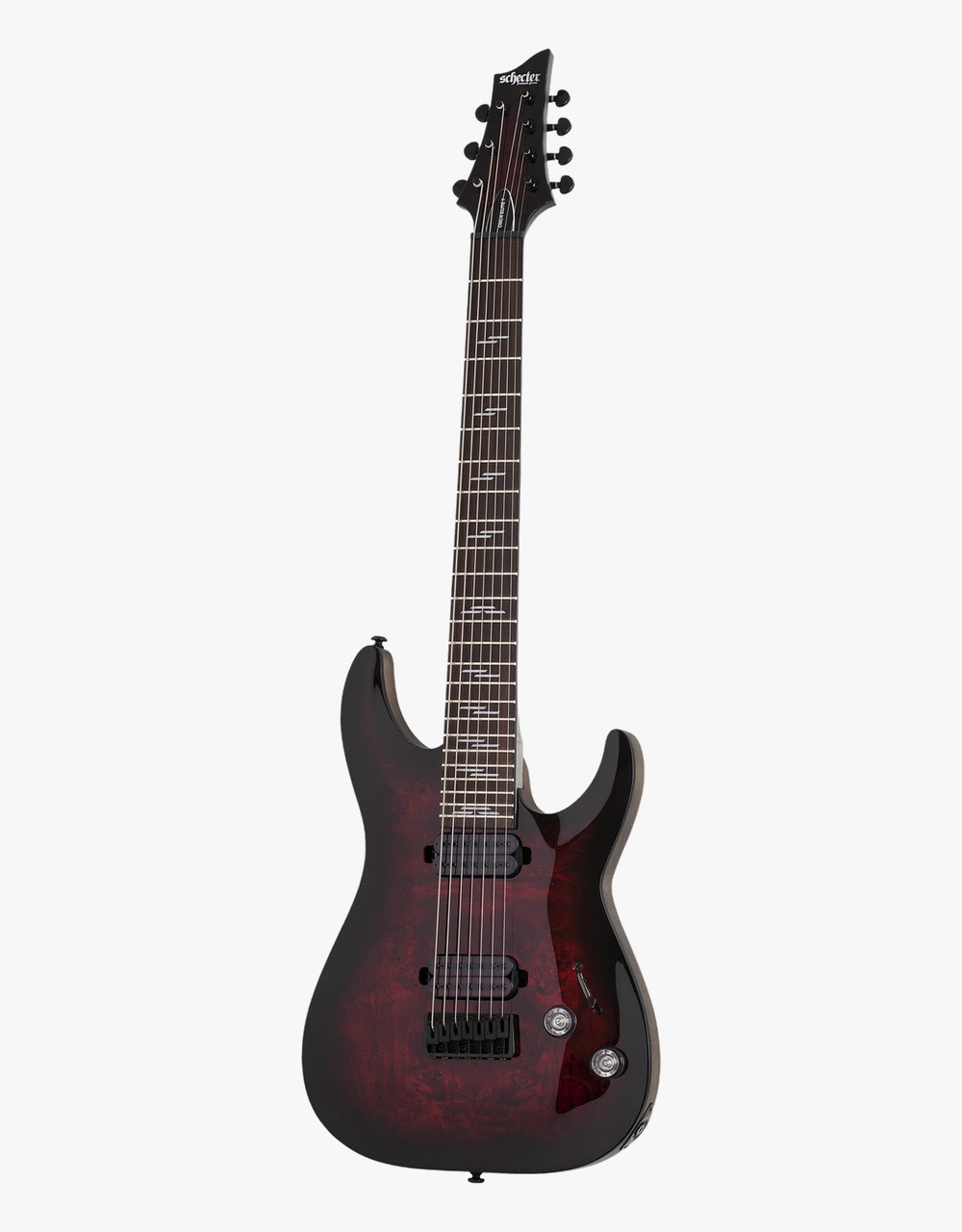 Электрогитара Schecter OMEN ELITE-7, Black Cherry Burst - купить в "Гитарном Клубе"