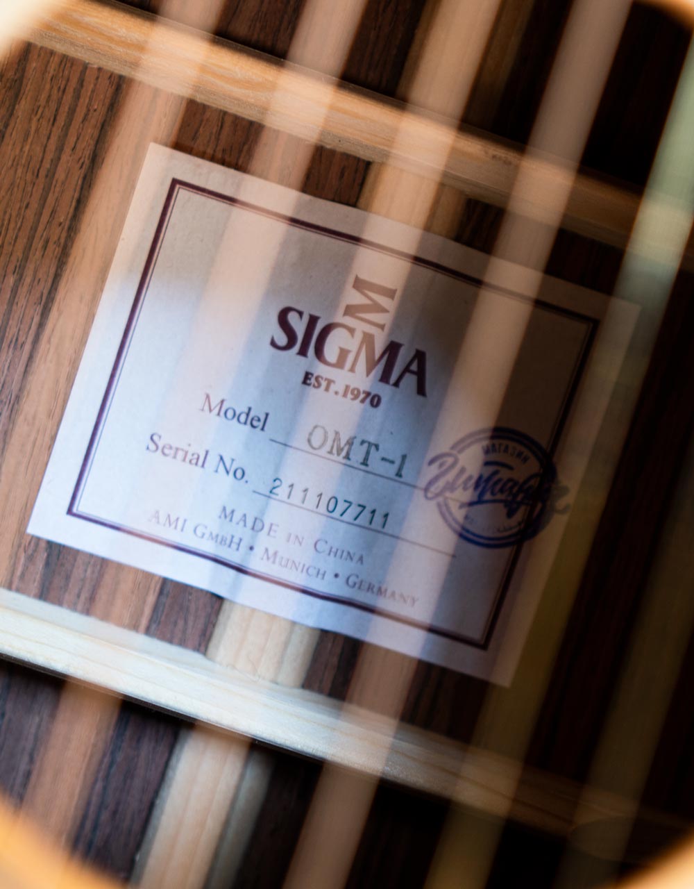Акустическая гитара Sigma OMT-1 - купить в "Гитарном Клубе"
