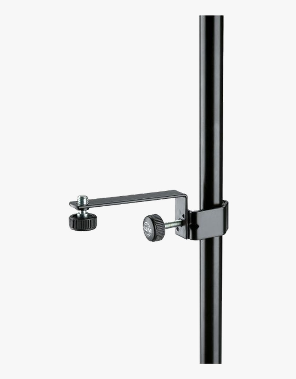 Держатель для микрофона K&M 23800-300-55 с креплением на стойку, чёрный - купить в "Гитарном Клубе"