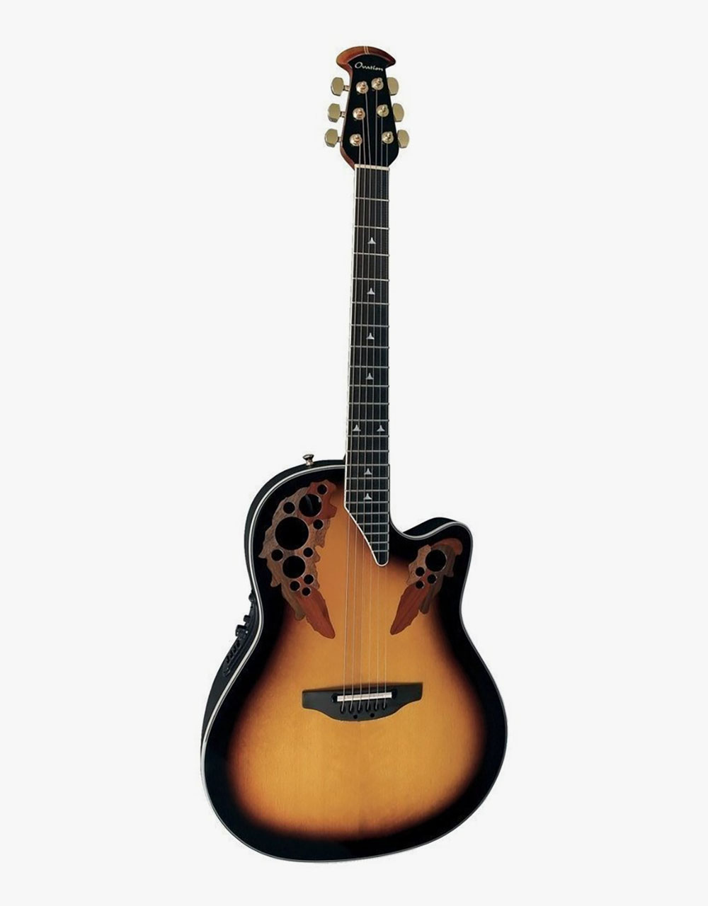 Электроакустическая гитара Ovation 2078AX-1 Elite Deep Contour Cutaway Sunburst - купить в "Гитарном Клубе"