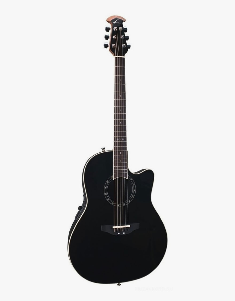 Электроакустическая гитара Ovation 2771AX-5 Standard Balladeer Black Gloss - купить в "Гитарном Клубе"