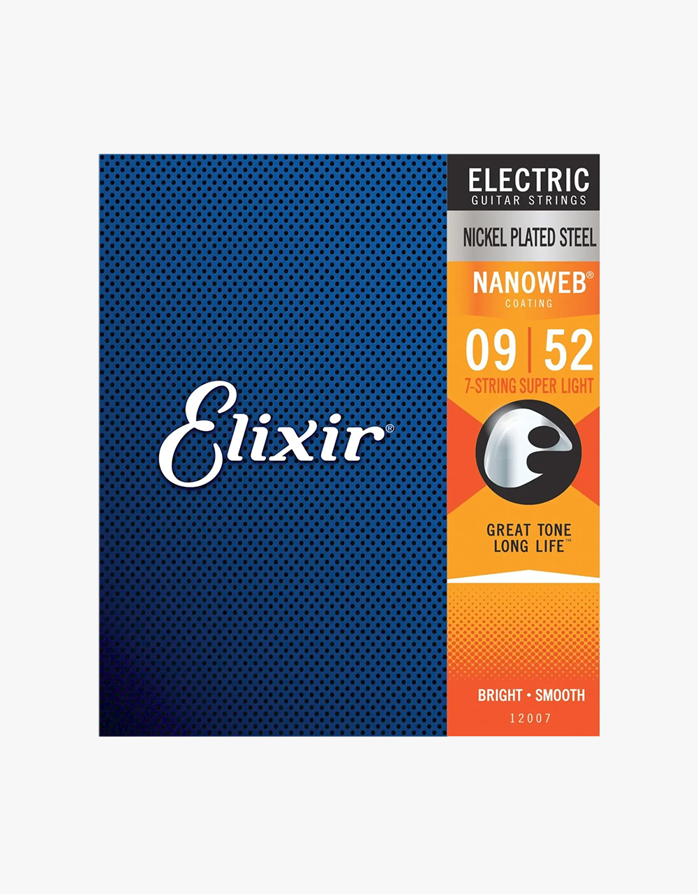 Струны для  7-струнной электрогитары Elixir Nanoweb 12007, 9-52 - купить в "Гитарном Клубе"
