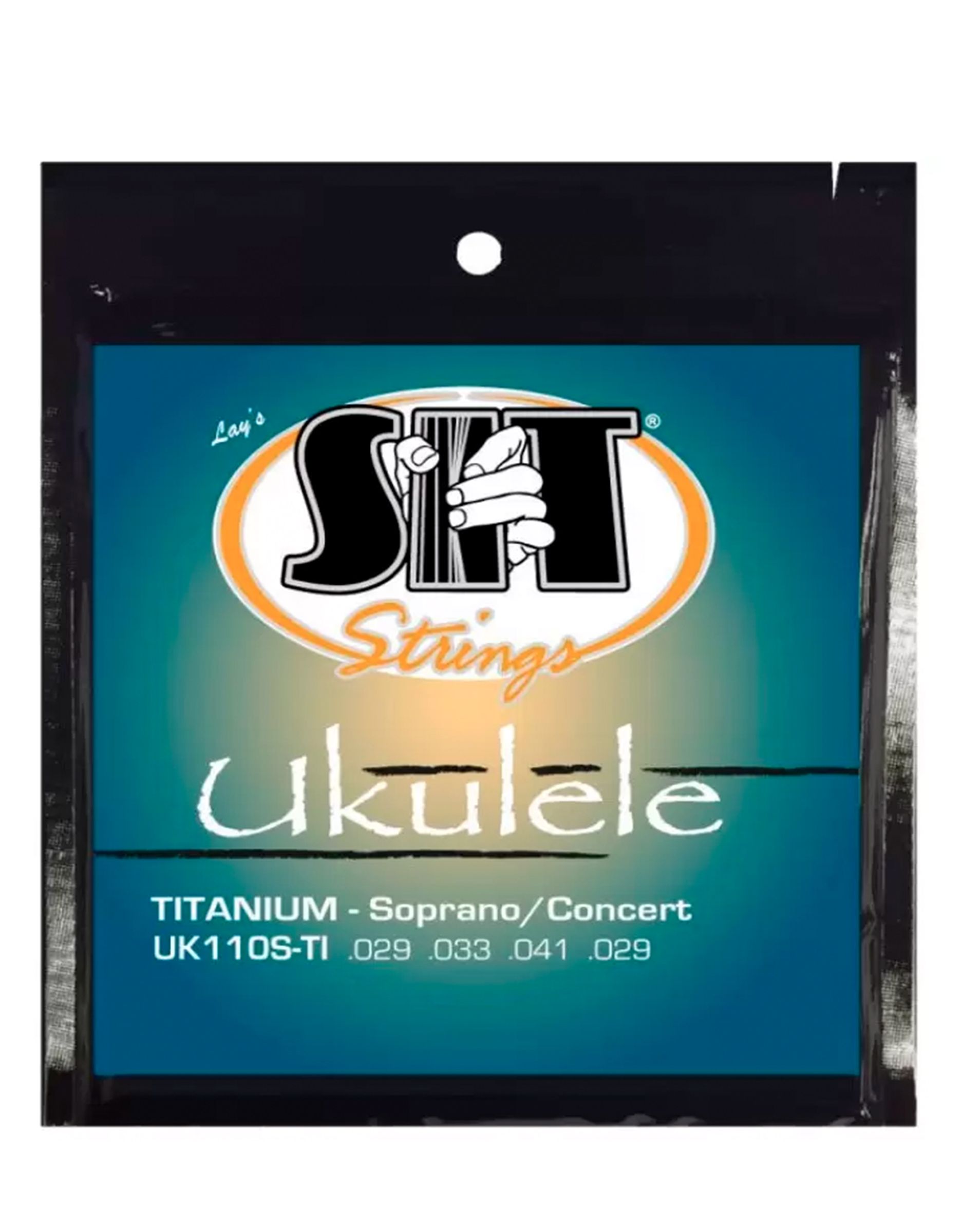 Струны для укулеле-сопрано/концерт SIT UK110S-TI, Standard Black - купить в "Гитарном Клубе"