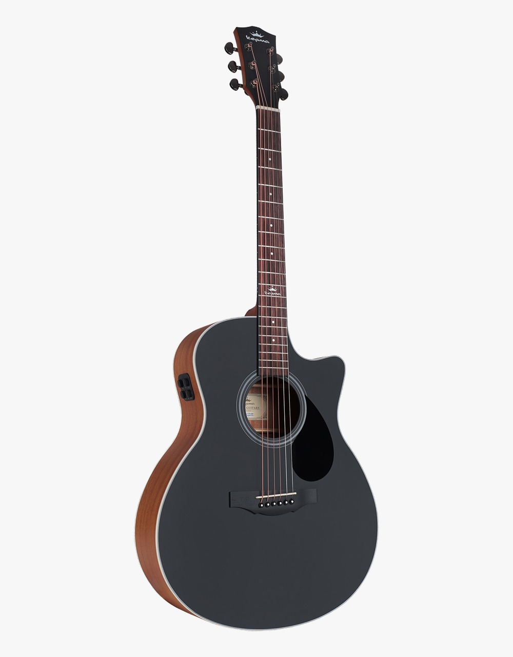 Трансакустическая гитара Kepma D1CEPRO-K10PRO-BKM, черный - купить в "Гитарном Клубе"