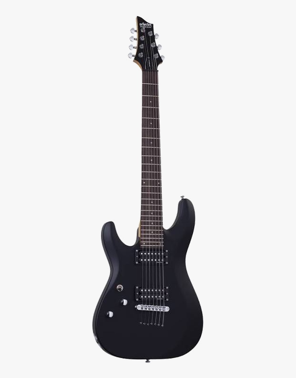Электрогитара Schecter C-7 DELUXE LH, Satin Black - купить в "Гитарном Клубе"