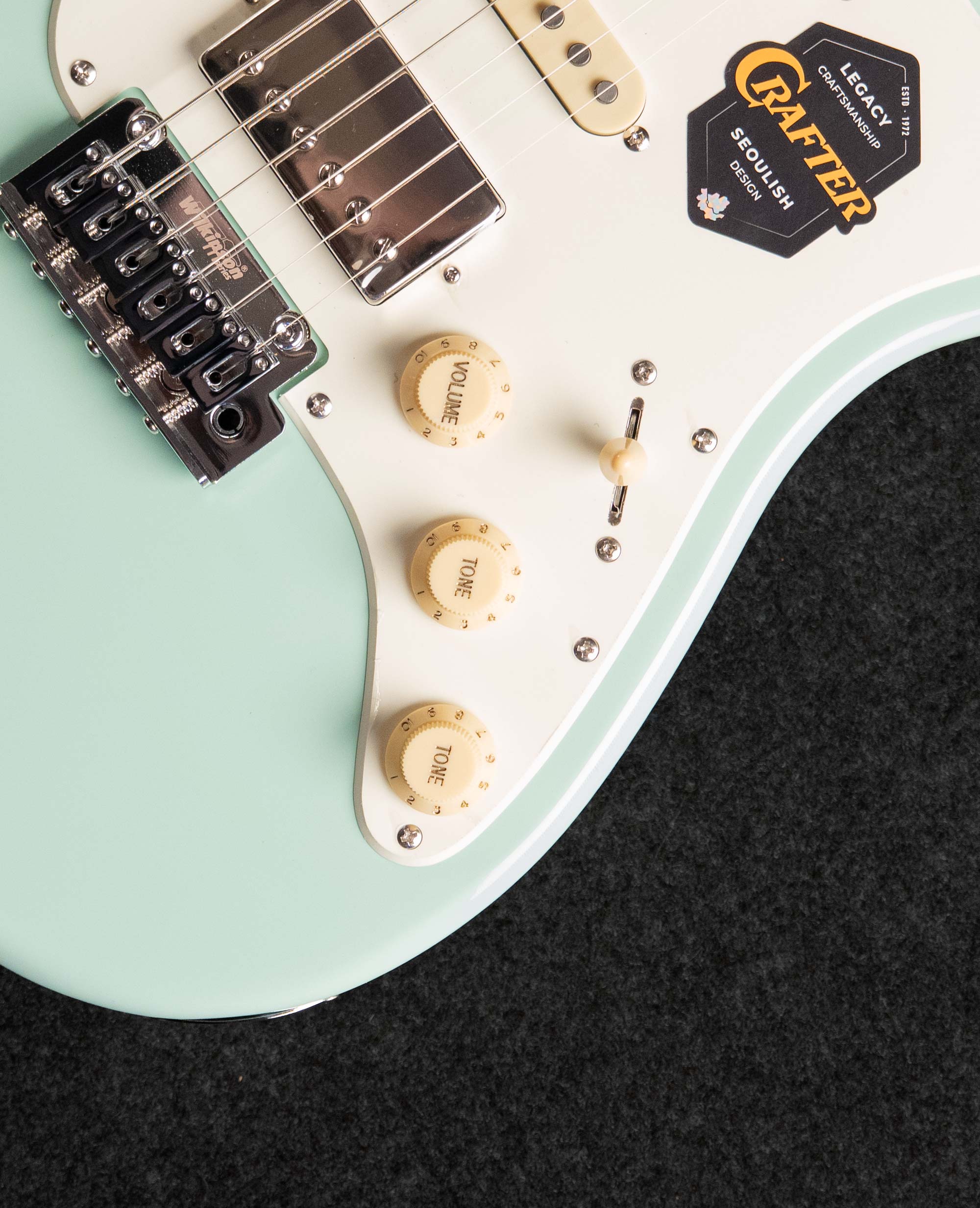 Электрогитара Crafter Modern Seoul II S VVS RS Ara Green - купить в "Гитарном Клубе"