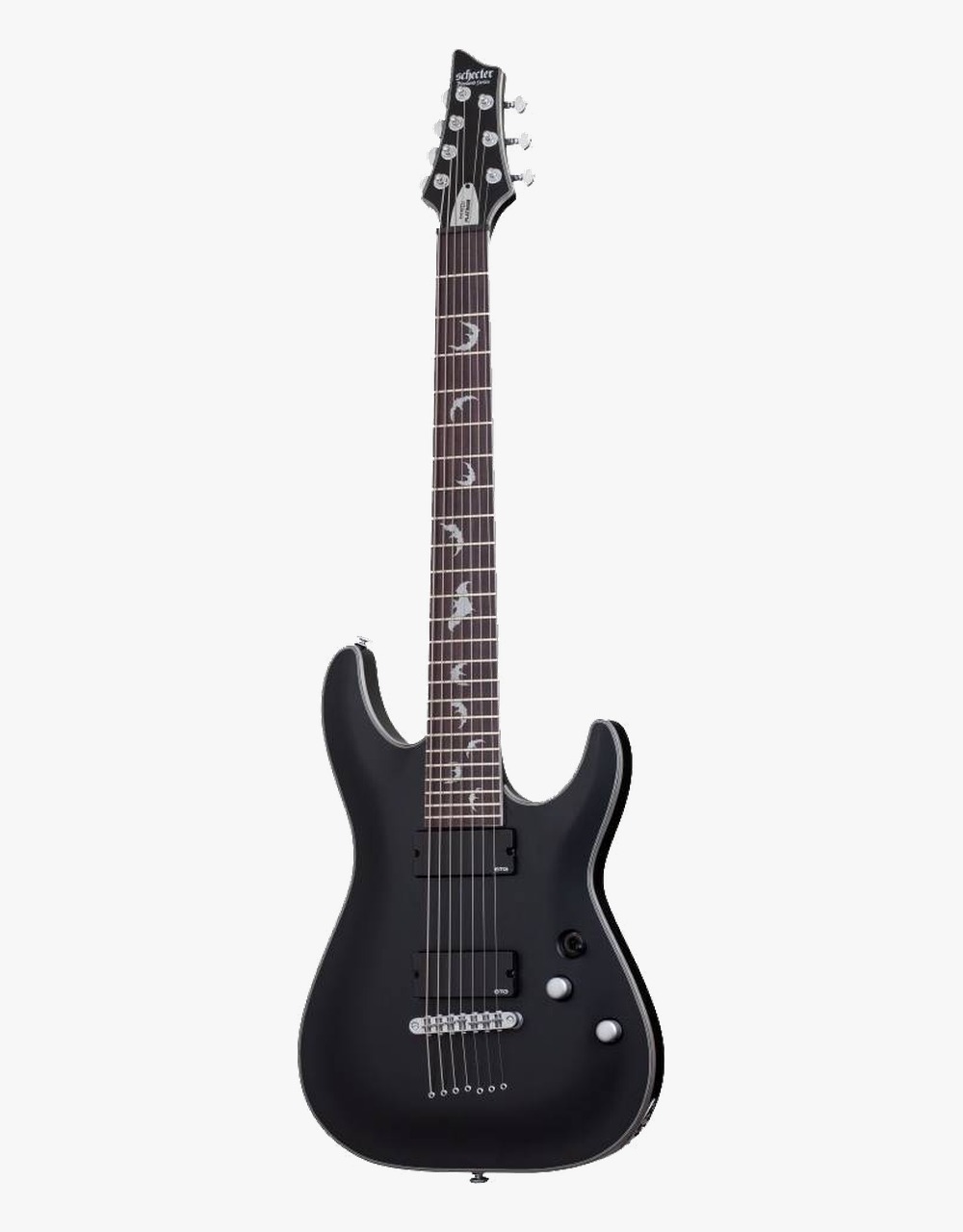 Электрогитара Schecter DAMIEN PLATINUM-7, Satin Black - купить в "Гитарном Клубе"