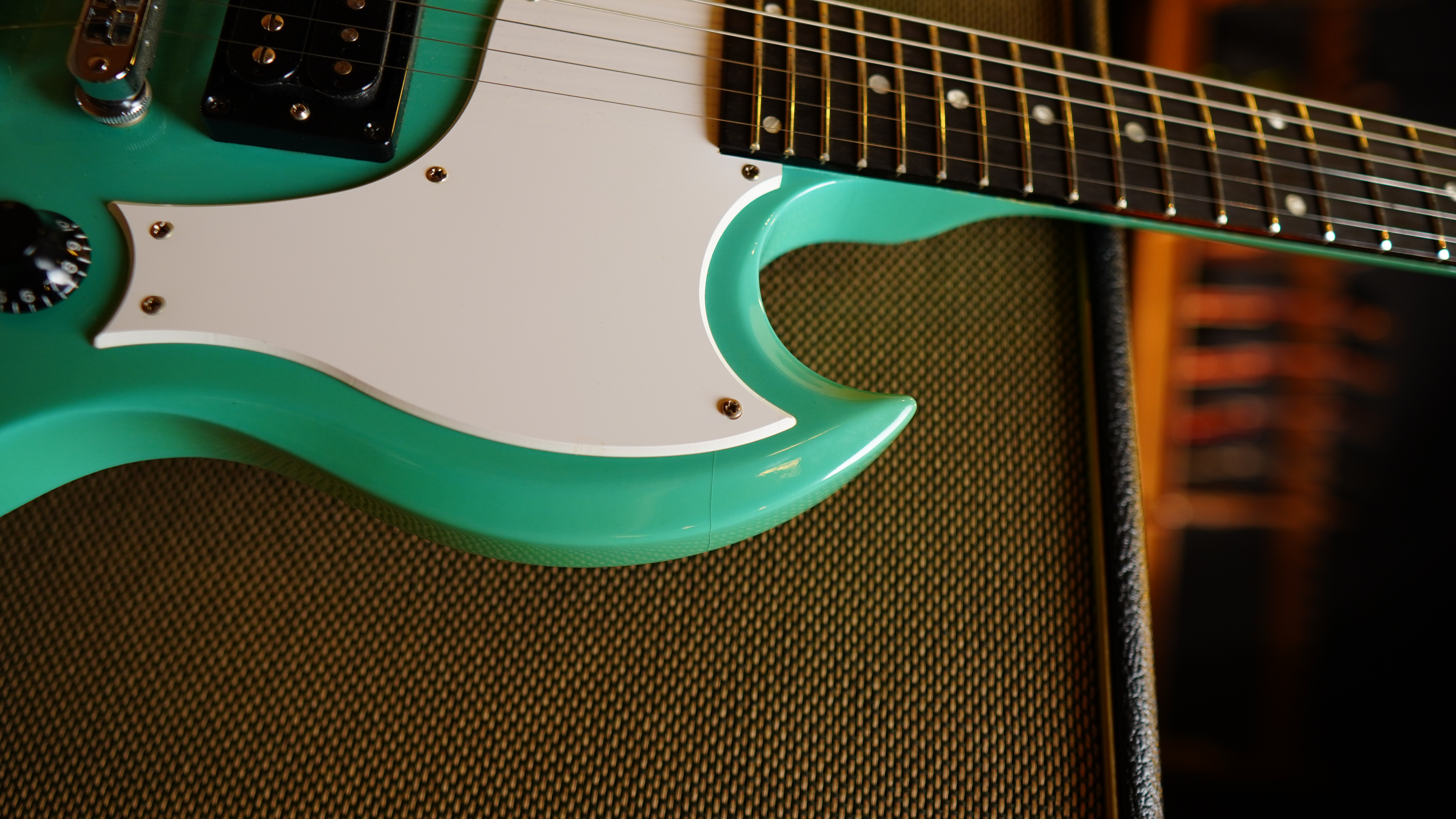 Электрогитара Gibson SG-X Caribbean Blue, 1998 - купить в "Гитарном Клубе"