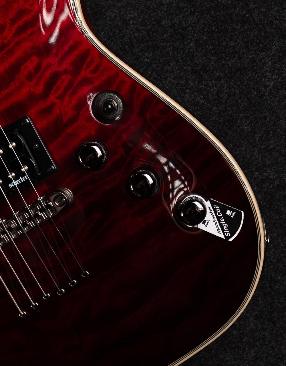 Электрогитара Schecter Omen Extreme-6 Bk/Rd Fadeburst - купить в "Гитарном Клубе"