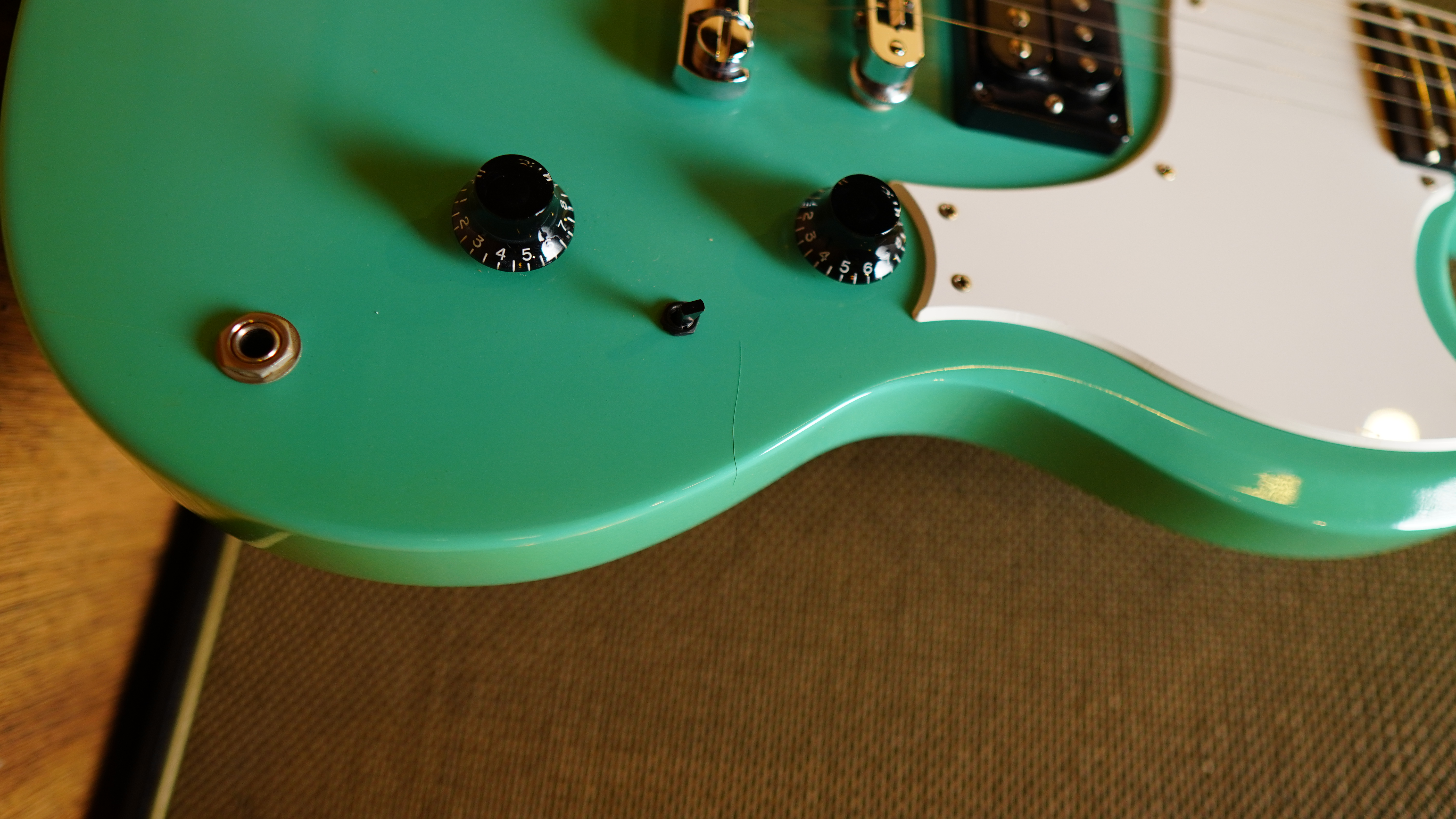 Электрогитара Gibson SG-X Caribbean Blue, 1998 - купить в "Гитарном Клубе"