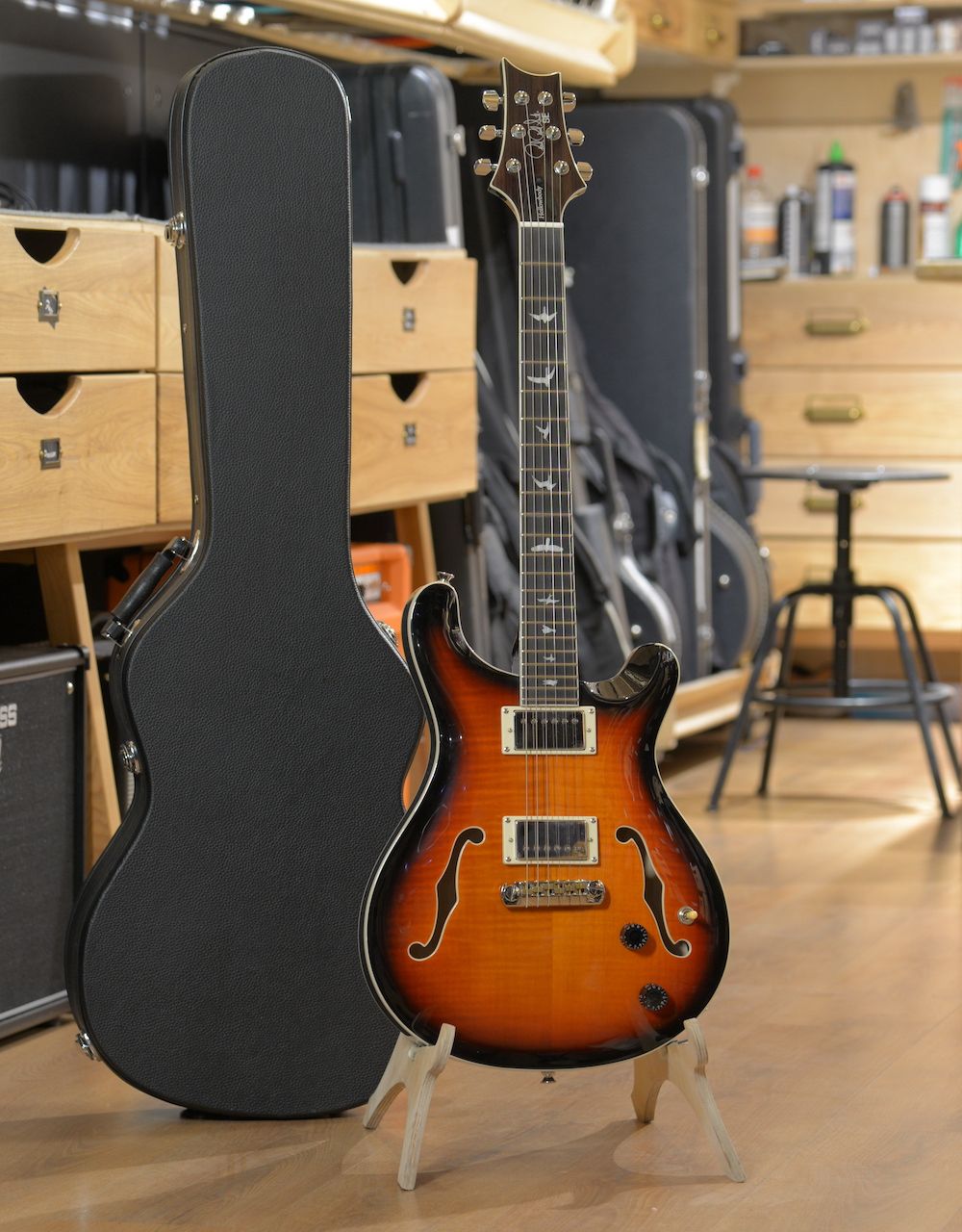 Электрогитара PRS SE HOLLOWBODY II TRI-COLOUR SUNBURST - купить в "Гитарном Клубе"